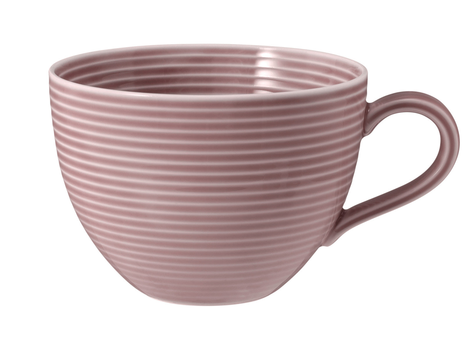 Seltmann Weiden Beat Altrosa uni Milchkaffeeobertasse 0,35l mit Relief - Produktbild 2