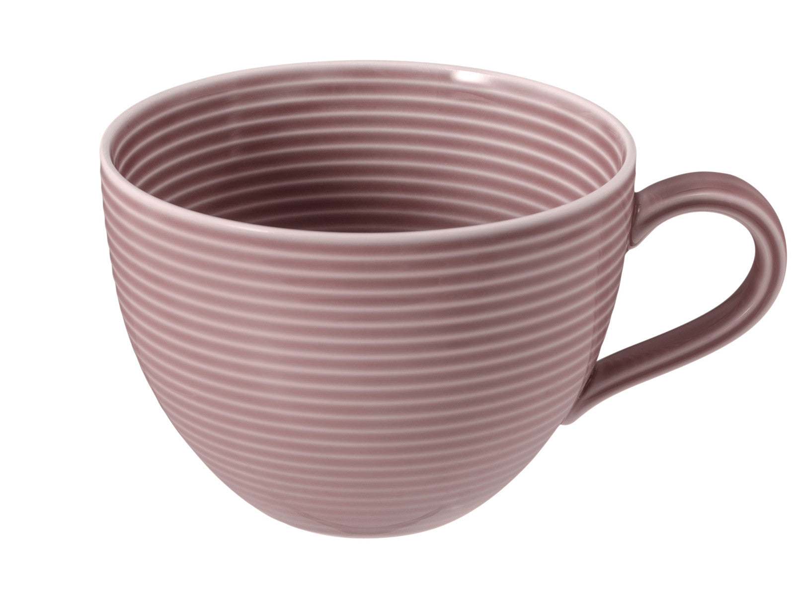 Seltmann Weiden Beat Altrosa uni Milchkaffeeobertasse 0,35l mit Relief - Produktbild 3