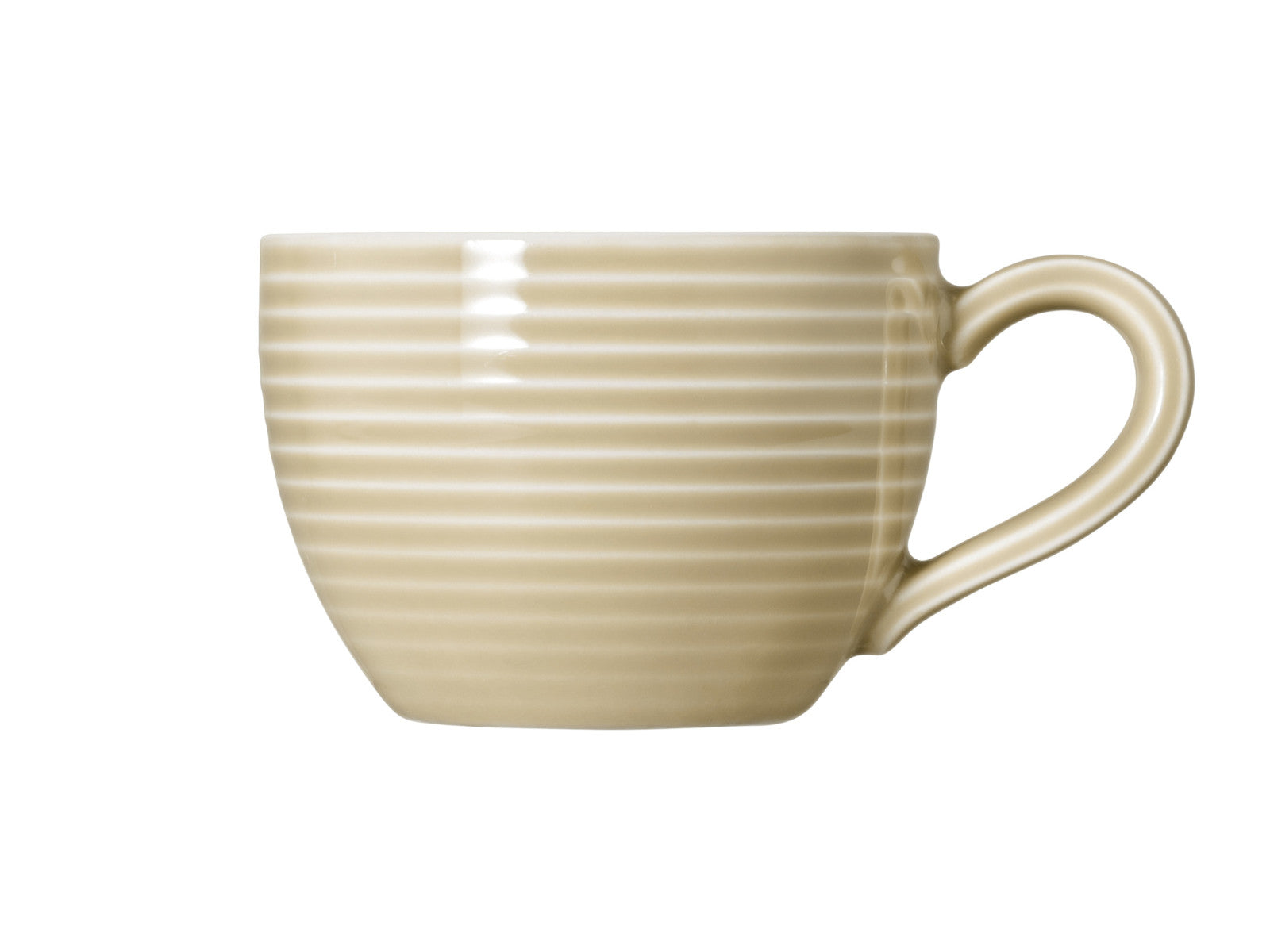 Seltmann Weiden Beat Sandbeige uni Espressoobertasse 0,11l mit Relief