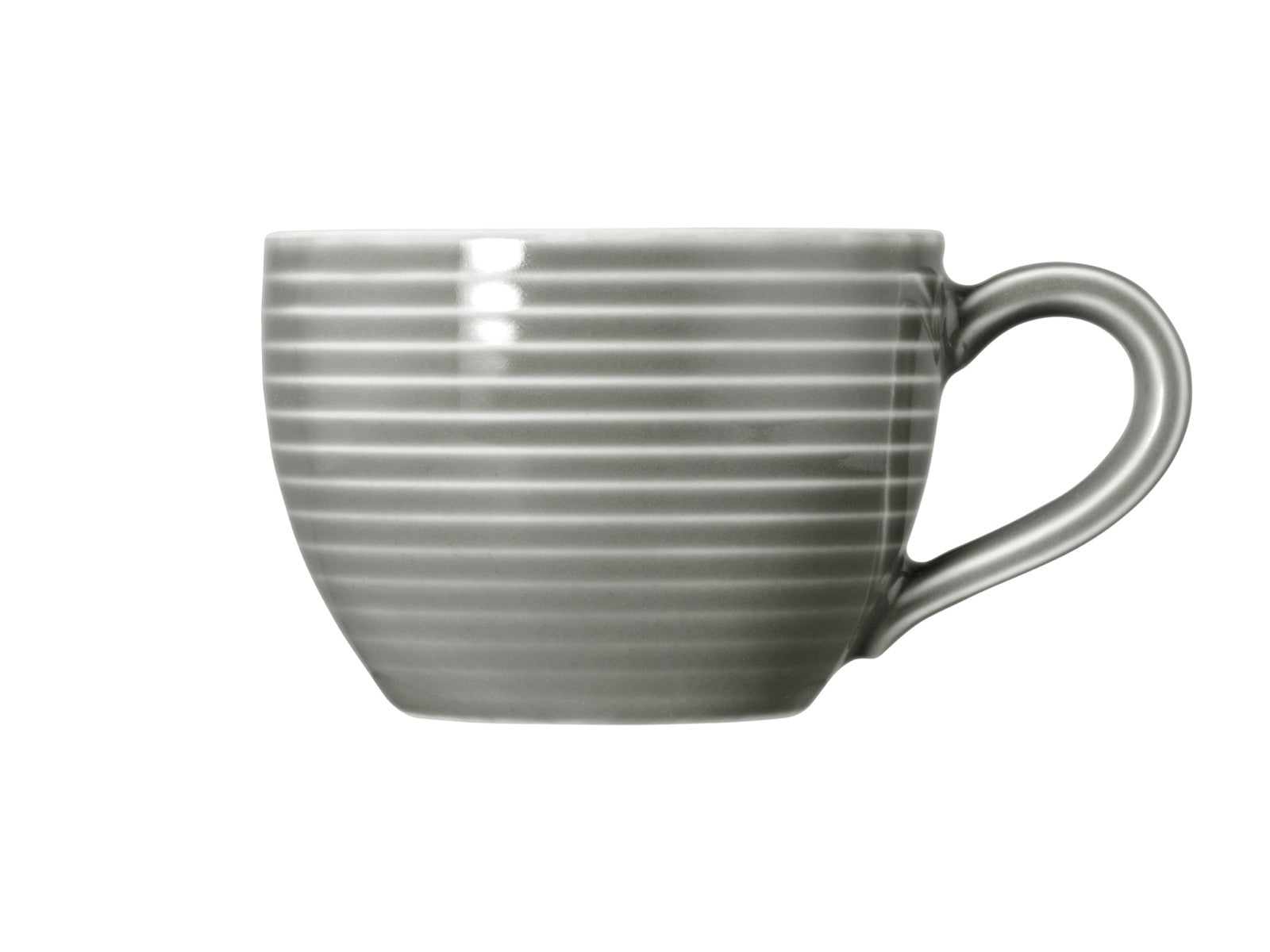 Seltmann Weiden Beat Perlgrau uni Espressoobertasse 0,11l mit Relief