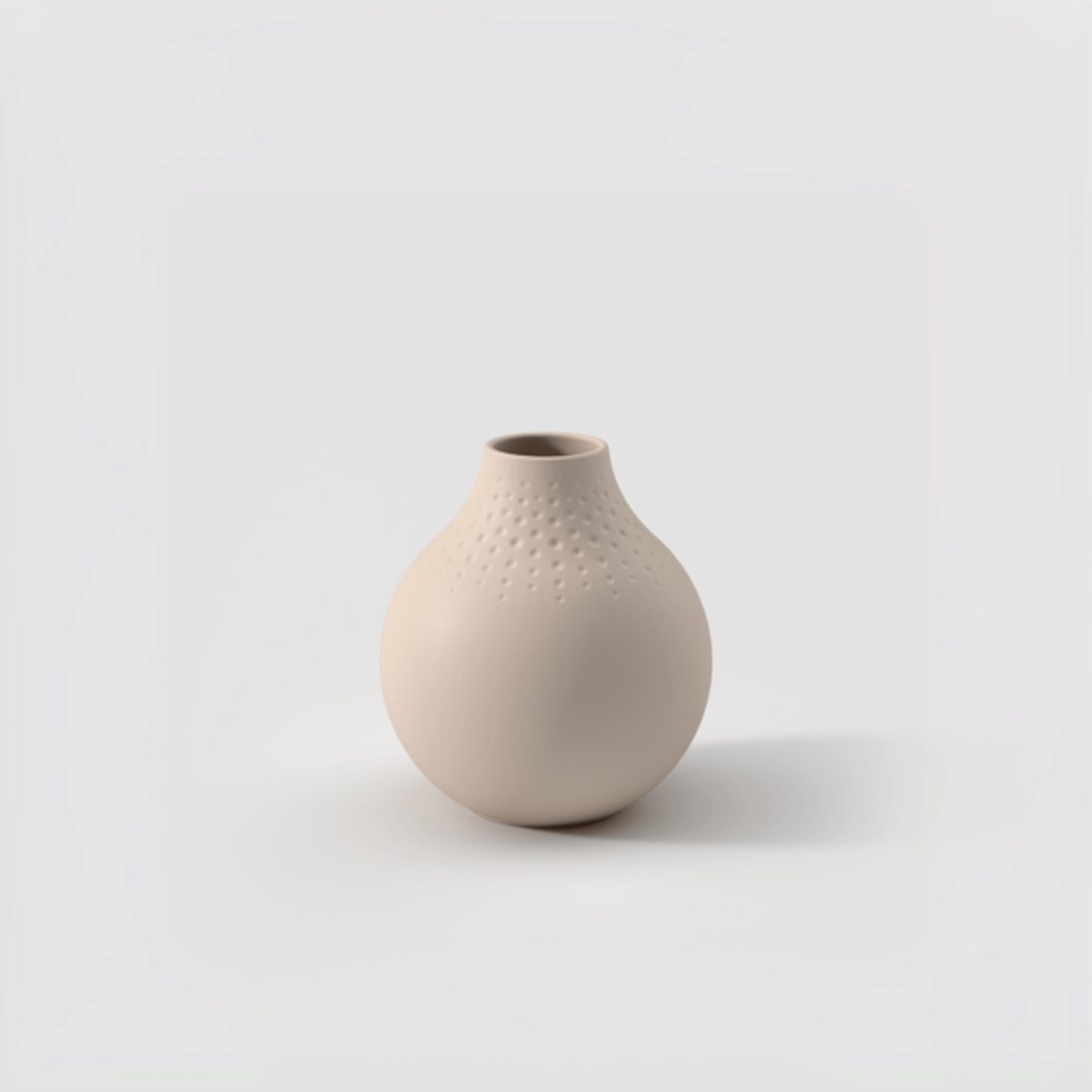 Villeroy & Boch Manufacture Collier beige Vase Perle klein 11,5 cm - Produktbild 2