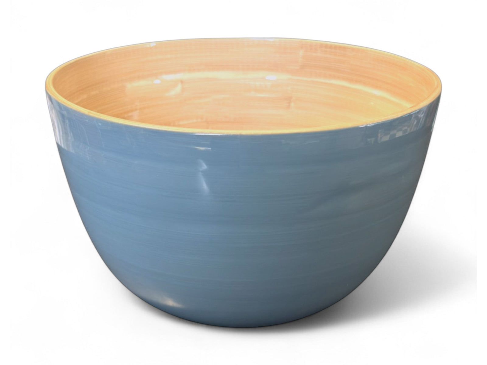albert L. (punkt) Bambus-Schüssel taubenblau 30x18cm