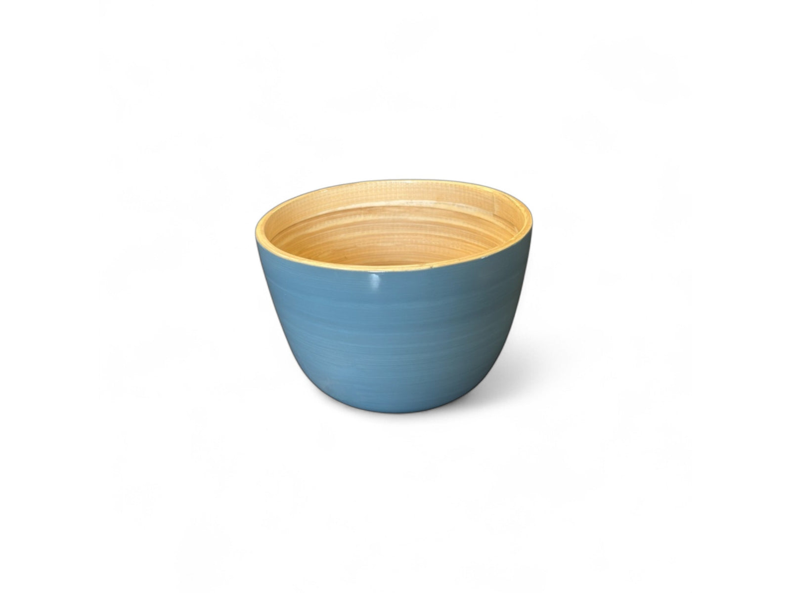 albert L. (punkt) Bambus-Schüssel taubenblau 12x8cm