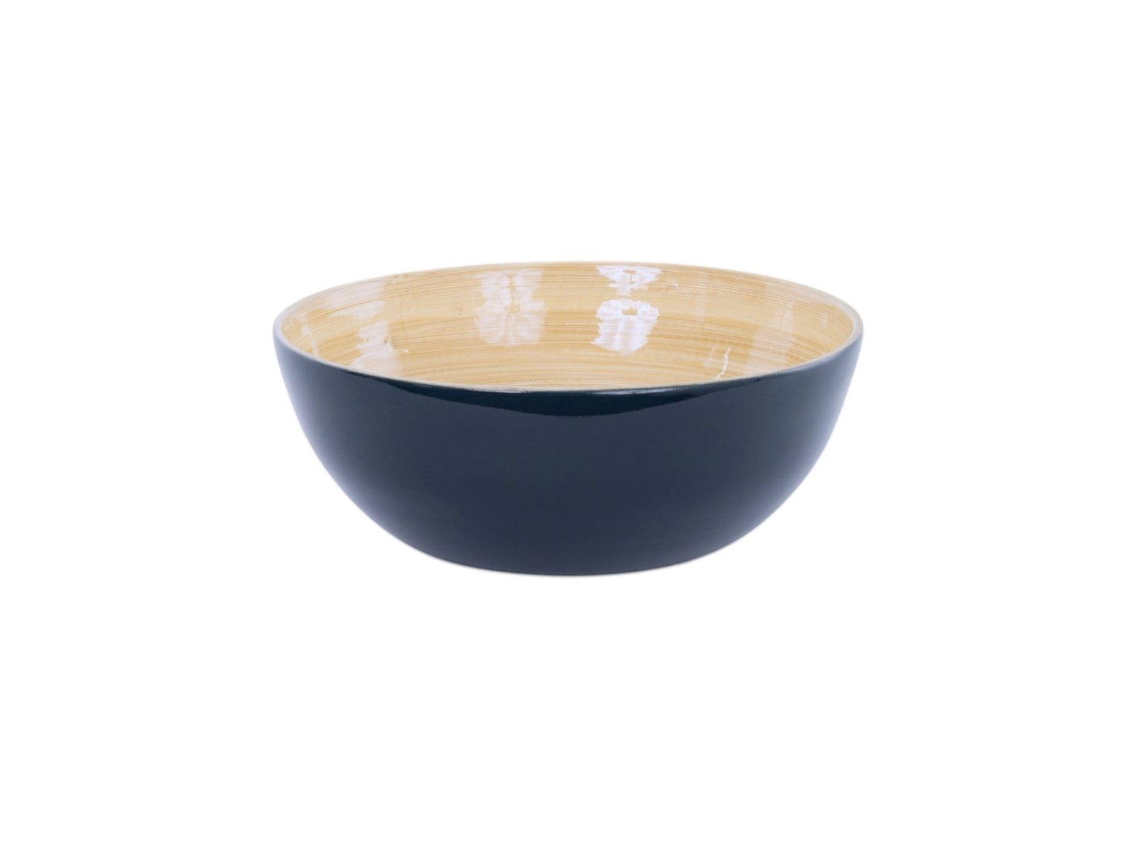 albert L. (punkt) Bambus-Schüssel stahlblau 18x7cm