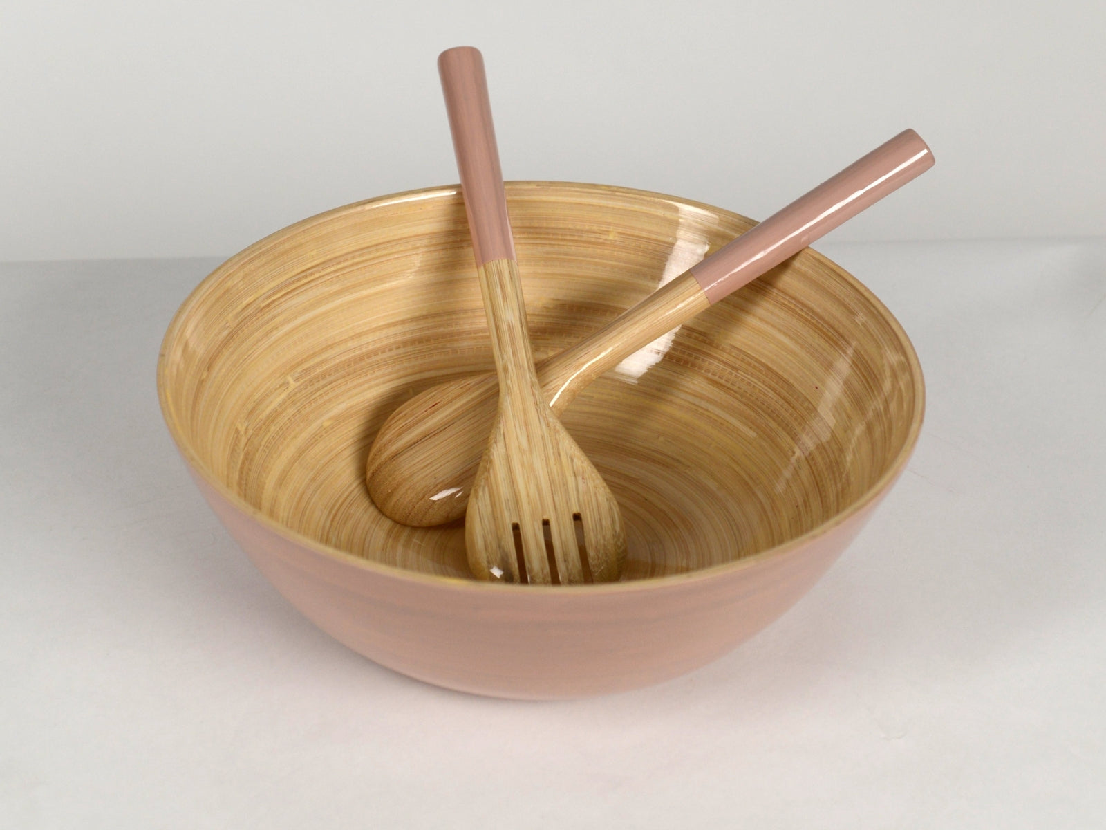 albert L. (punkt) Bambus-Schüssel weiß 40x14cm - Produktbild 2
