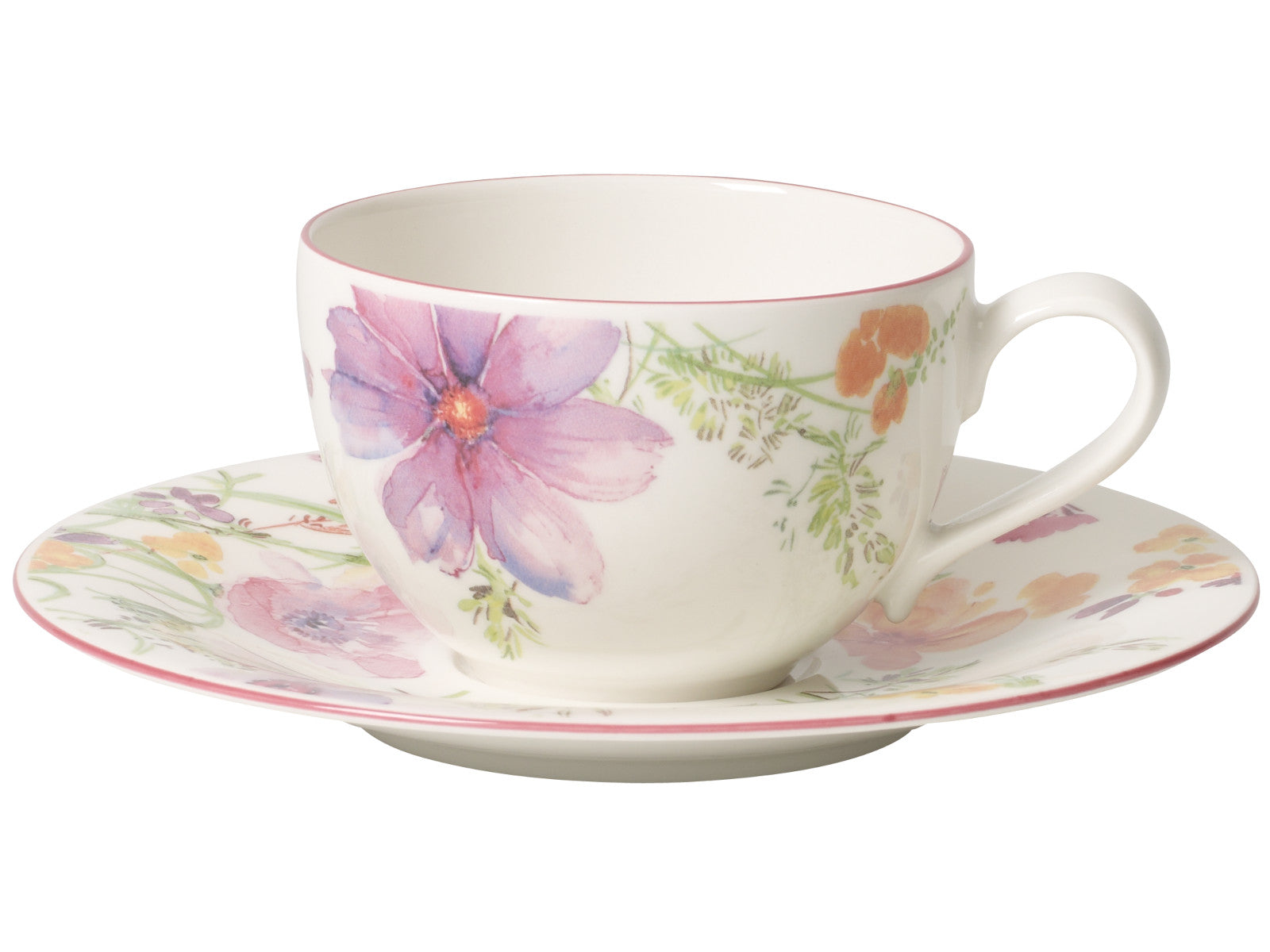 Villeroy & Boch Mariefleur Basic Kaffeetasse mit Untertasse 2tlg.