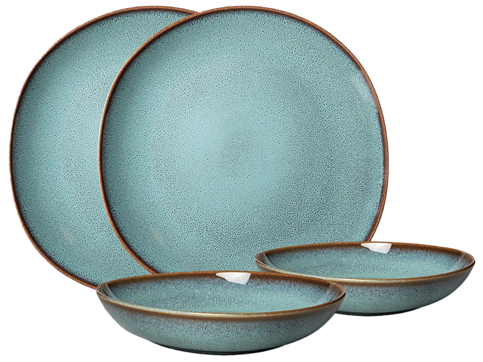 like. by Villeroy & Boch Lave glace Tafelset 4tlg
