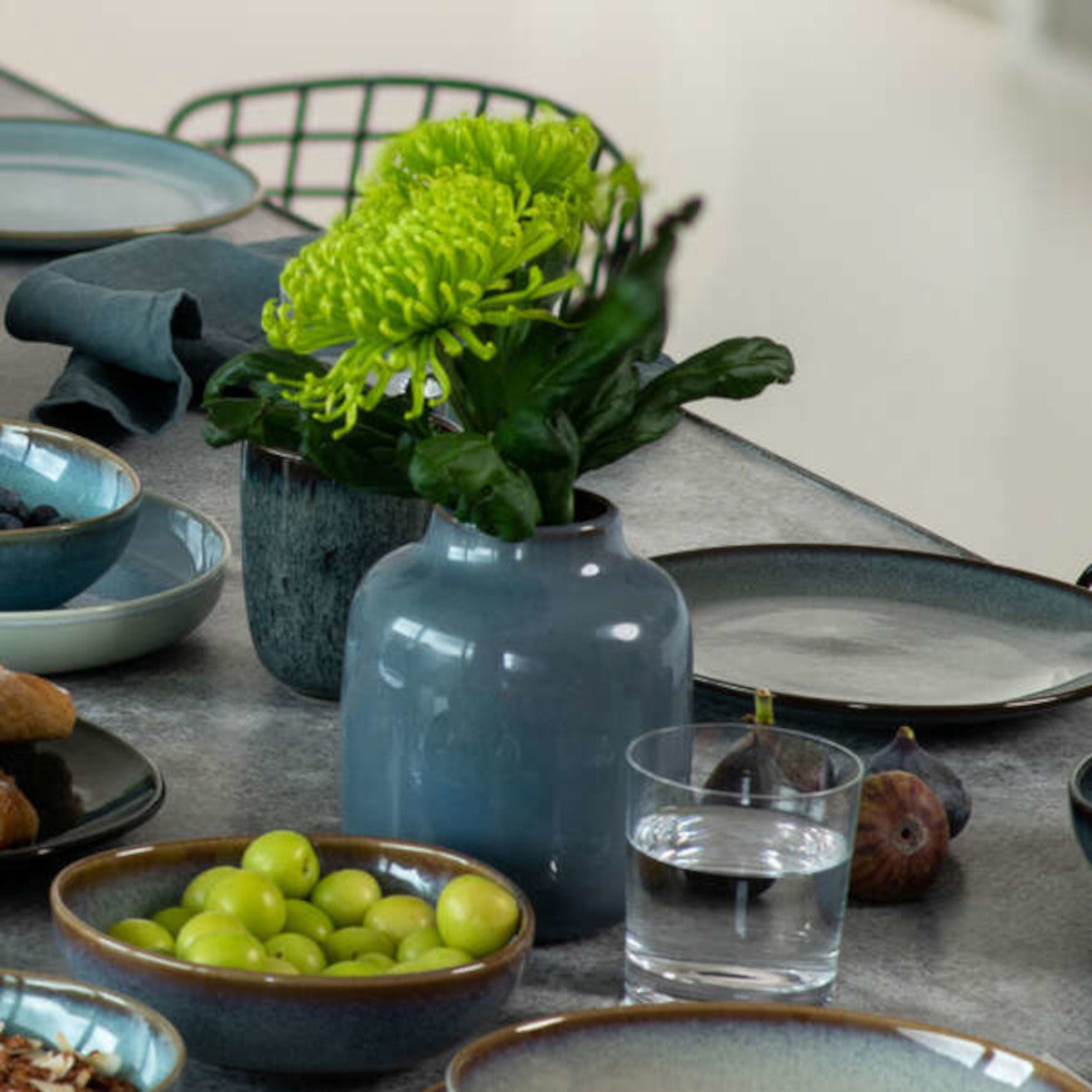 Villeroy & Boch Lave Home Vase Nek bleu uni kl. 12,7x12,7x15,3 cm - Produktbild 3