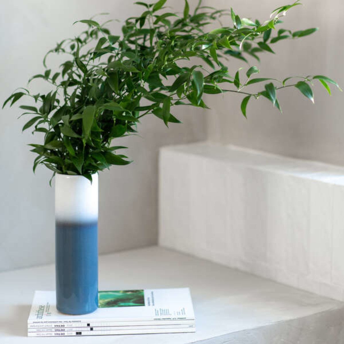 Villeroy & Boch Lave Home Vase Cylinder bleu gross 25 cm - Produktbild 2