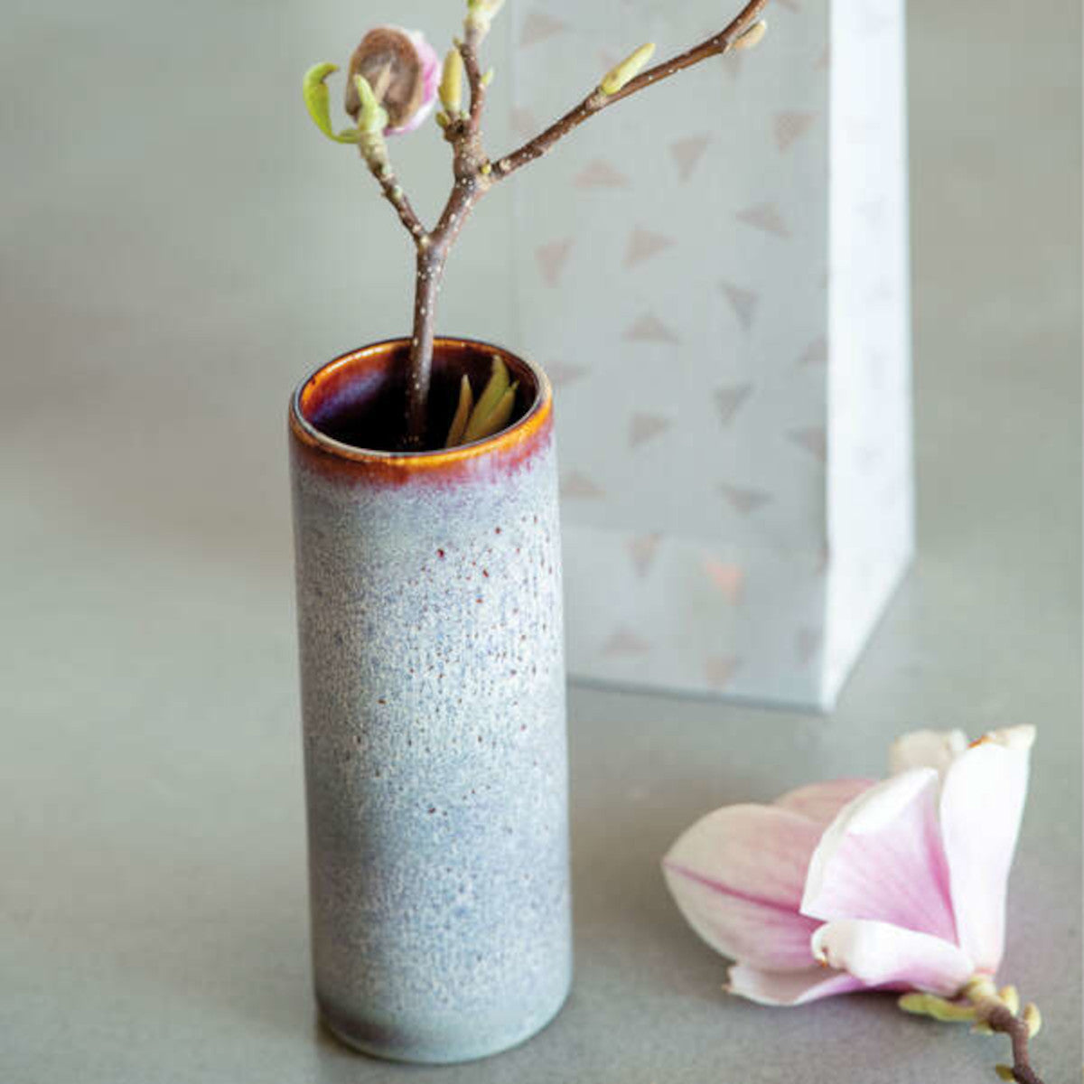 Villeroy & Boch Lave Home Vase Cylinder beige klein 20 cm - Produktbild 2
