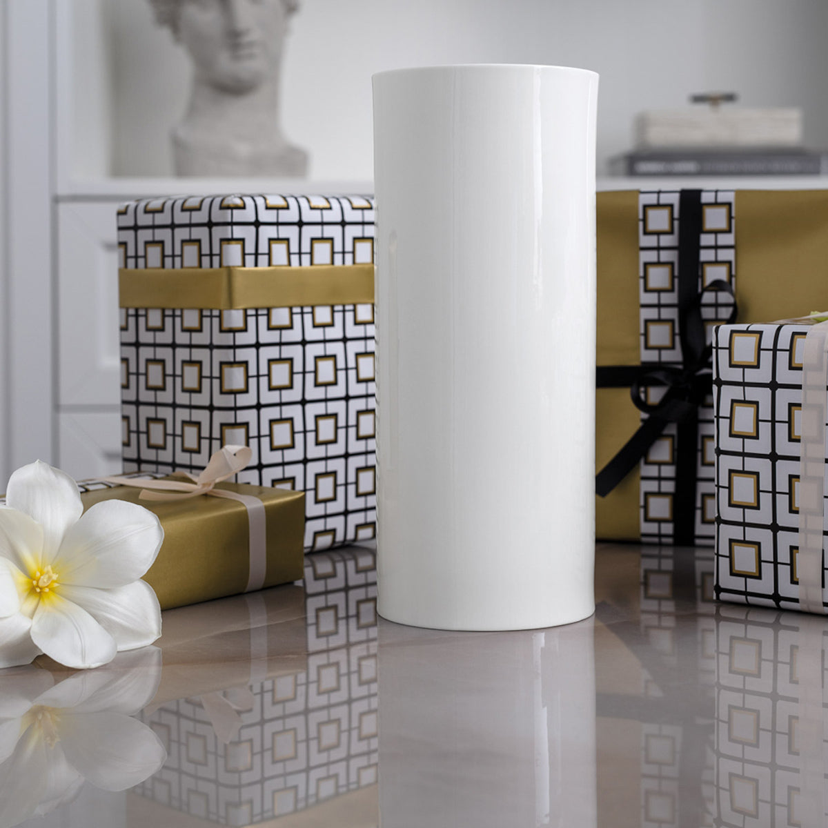 Villeroy & Boch Signature Metrochic Blanc Vase hoch 13 x 30,5 cm - Produktbild 2