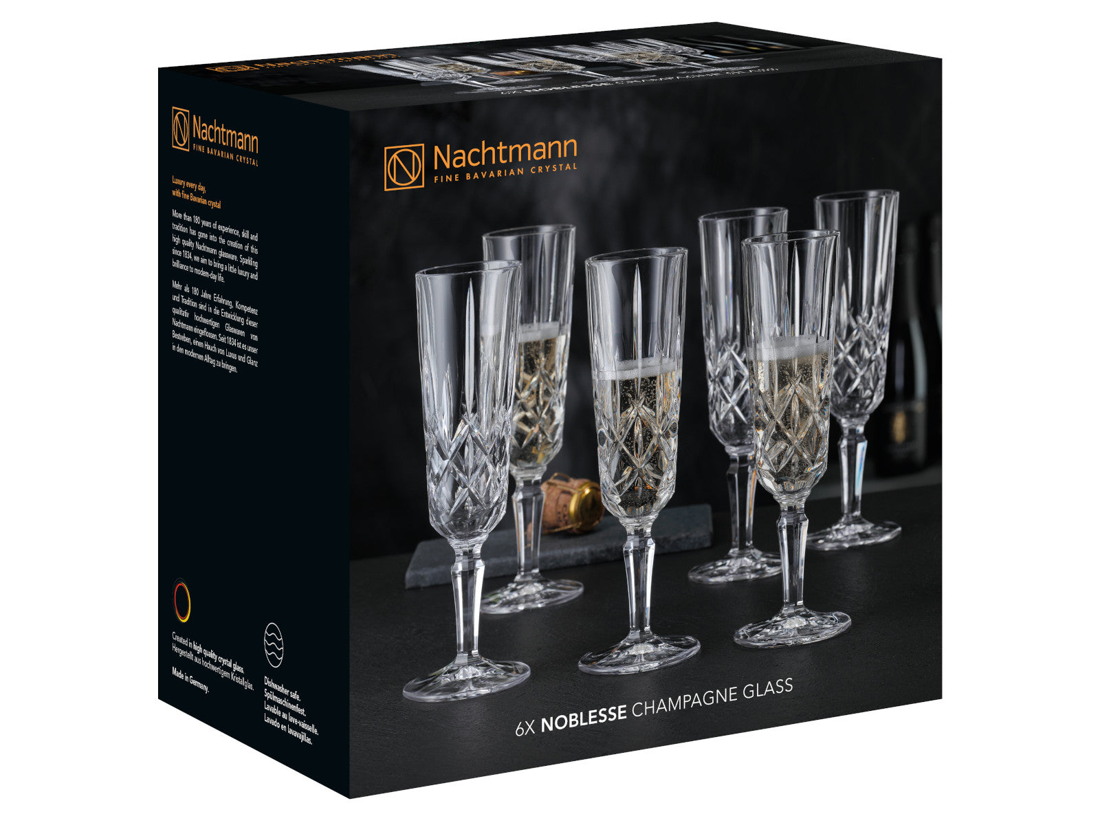 Nachtmann Noblesse Champagnergläser Set 6tlg.
