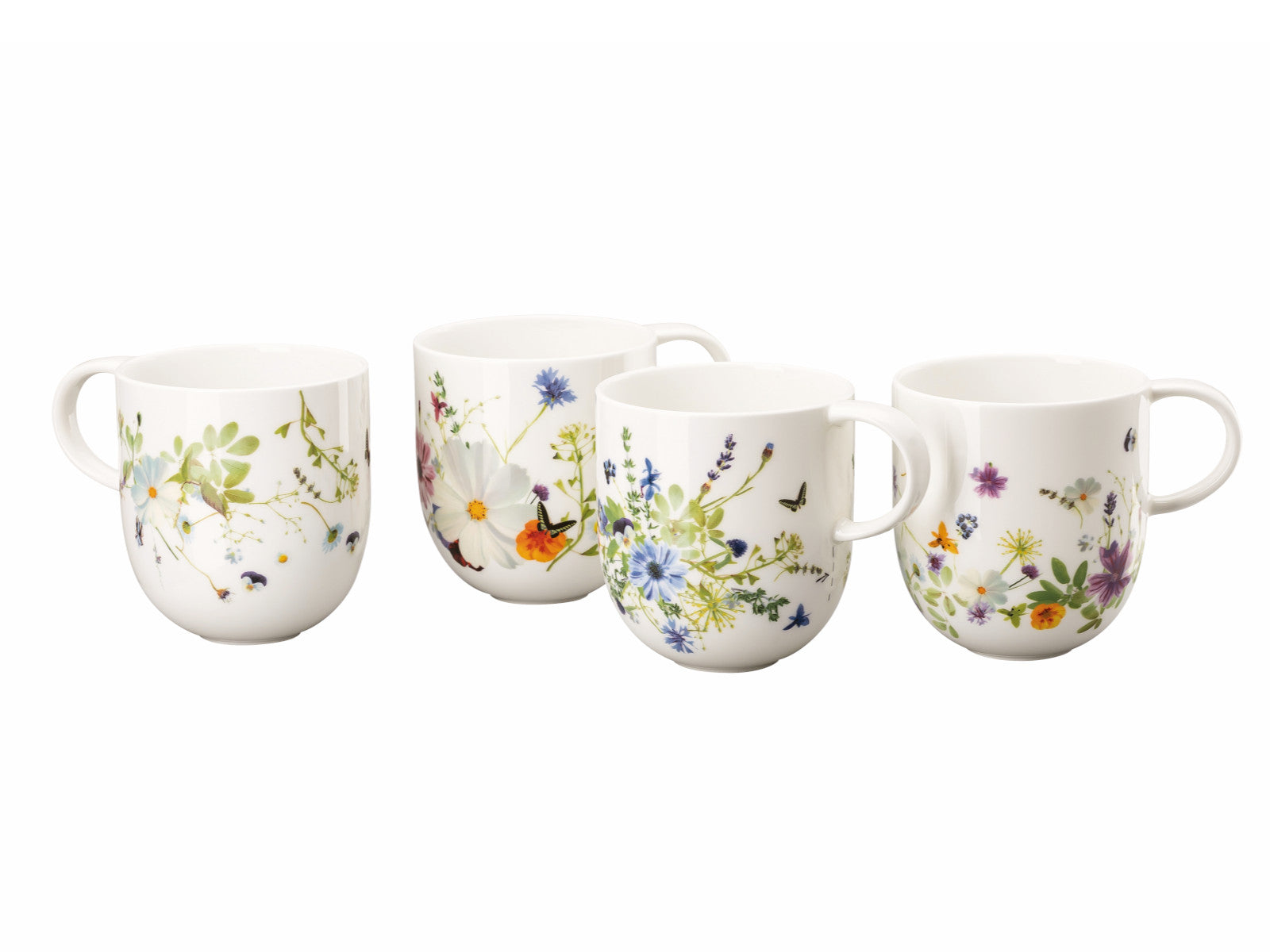 Rosenthal Brillance Grand Air Mixed Becher mit Henkel Set 4tlg