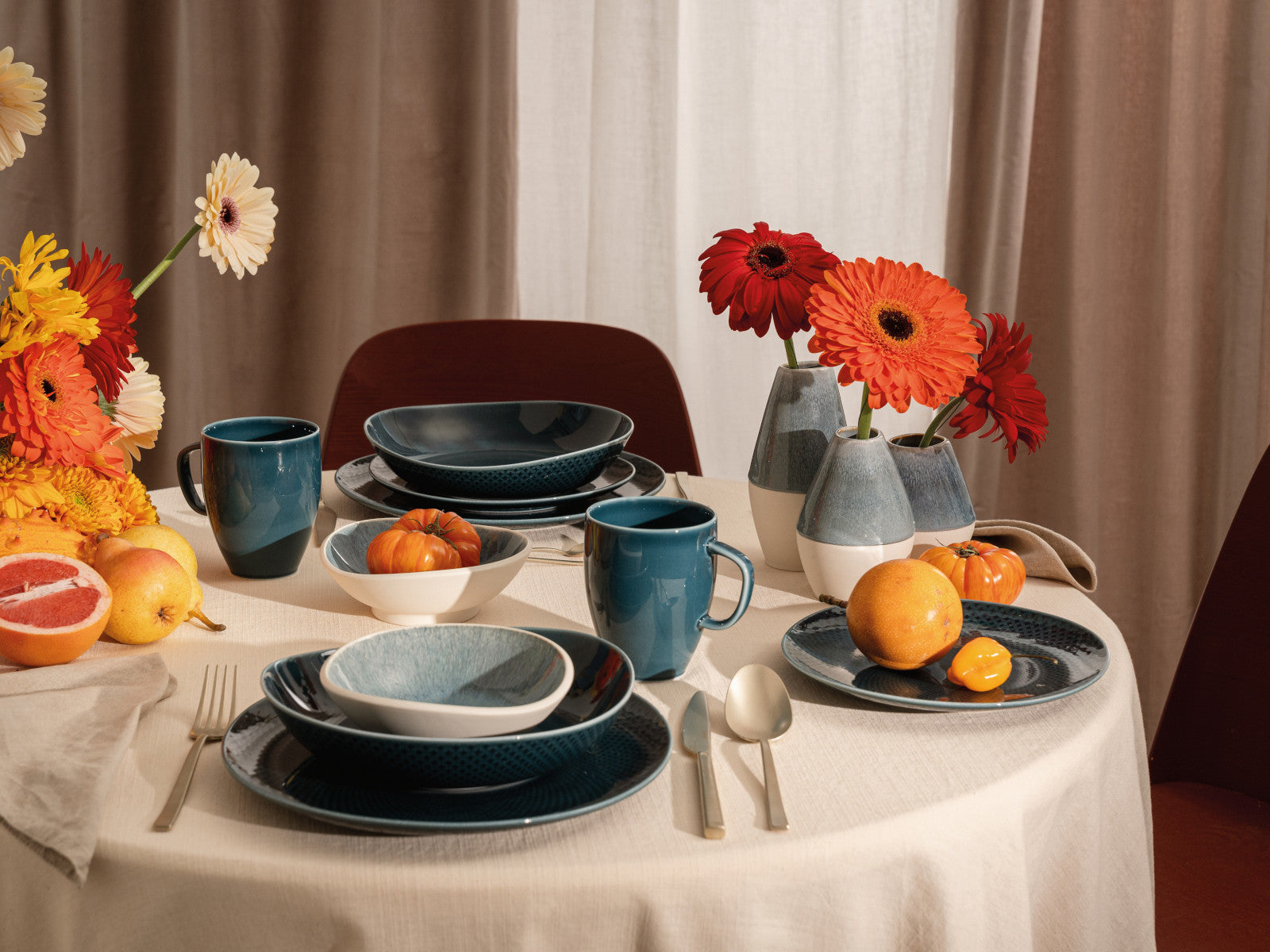 Rosenthal Junto Ocean Blue/Aquamarine Kombiset Espresso 24tlg - Produktbild 4