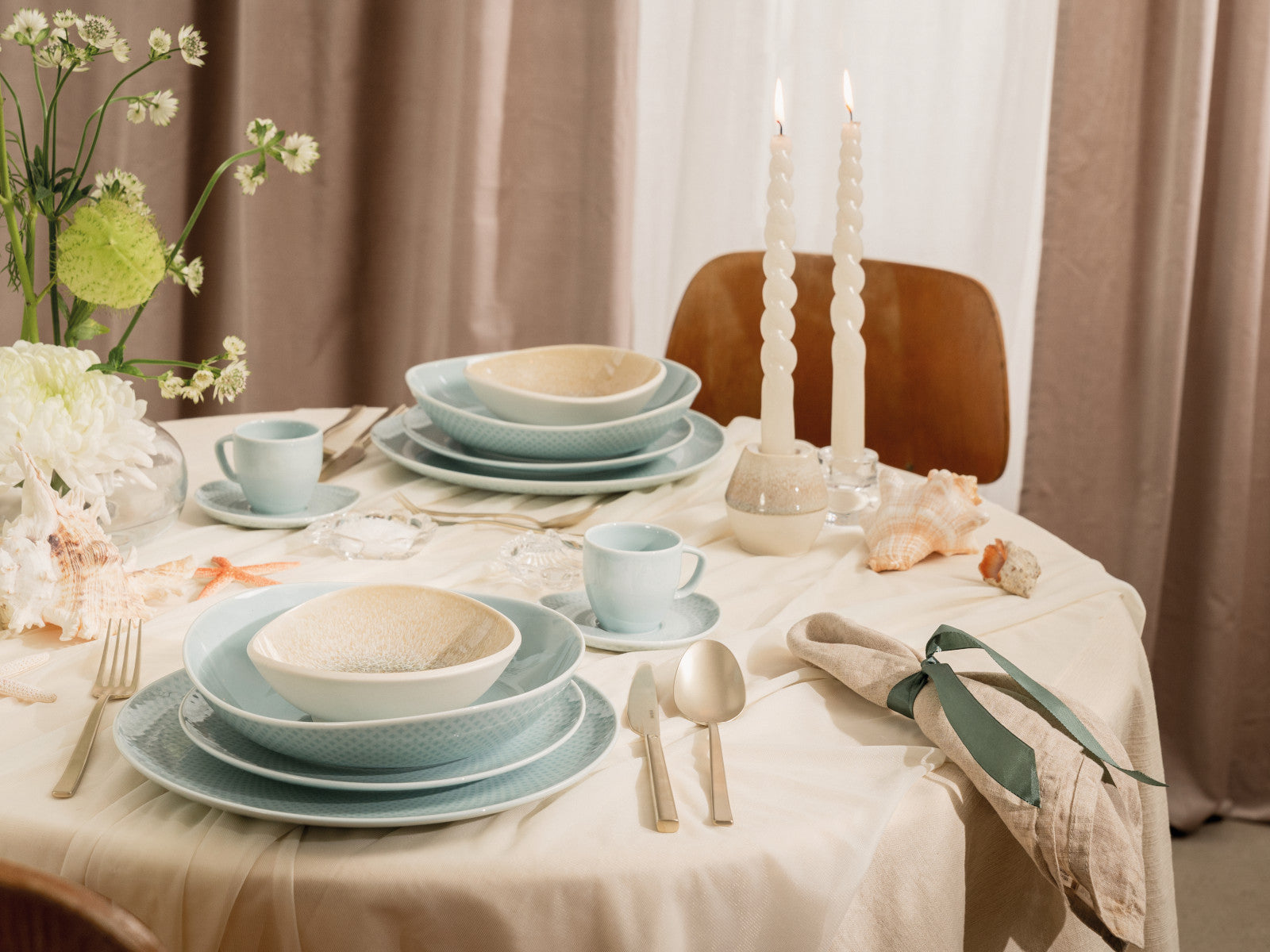 Rosenthal Junto Opal Green/Dune Kombiset Espresso 24tlg - Produktbild 4