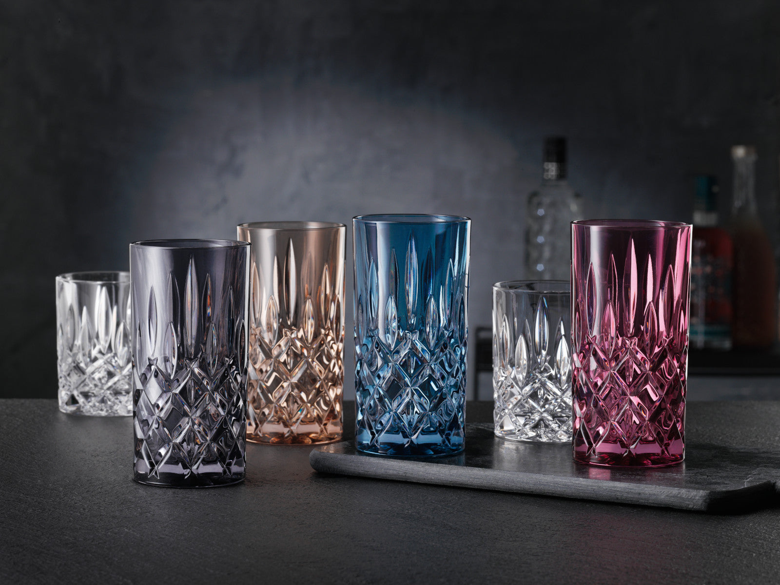 Nachtmann Noblesse Longdrink Vintage blue Set 2tlg - Produktbild 4