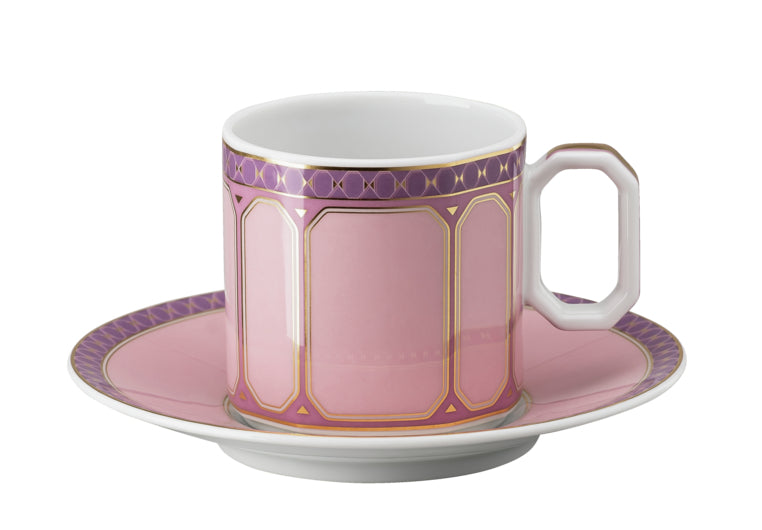 SwarosvkiXRosenthal Signum Rose Espressotasse 2tlg
