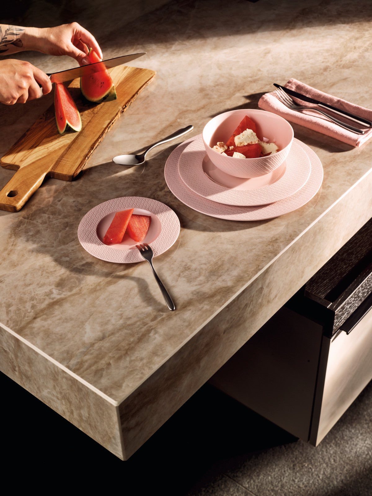 Rosenthal Kumi Rose tone Suppenteller 21cm - Produktbild 2