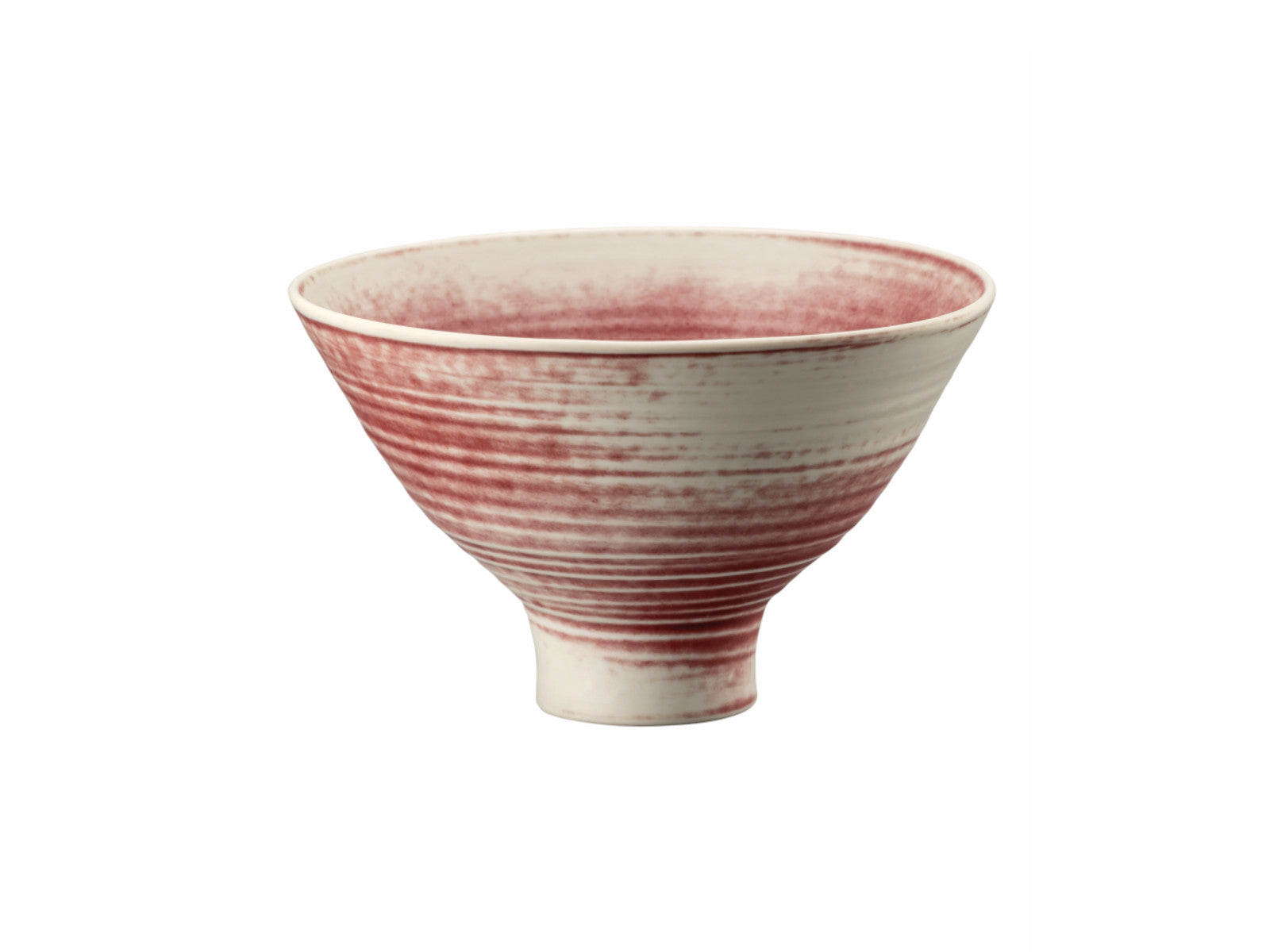 Rosenthal Bloom Scarlet Schale auf Fuß 17cm