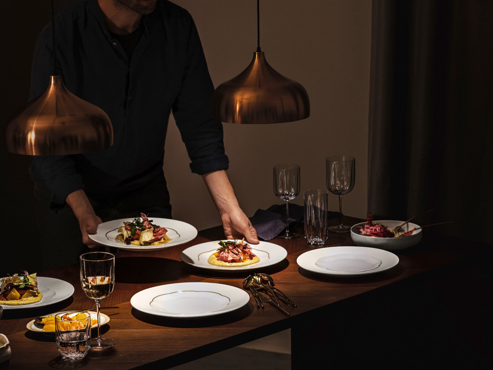 Rosenthal Sonetto Oro Gourmetteller tief 28cm - Produktbild 6