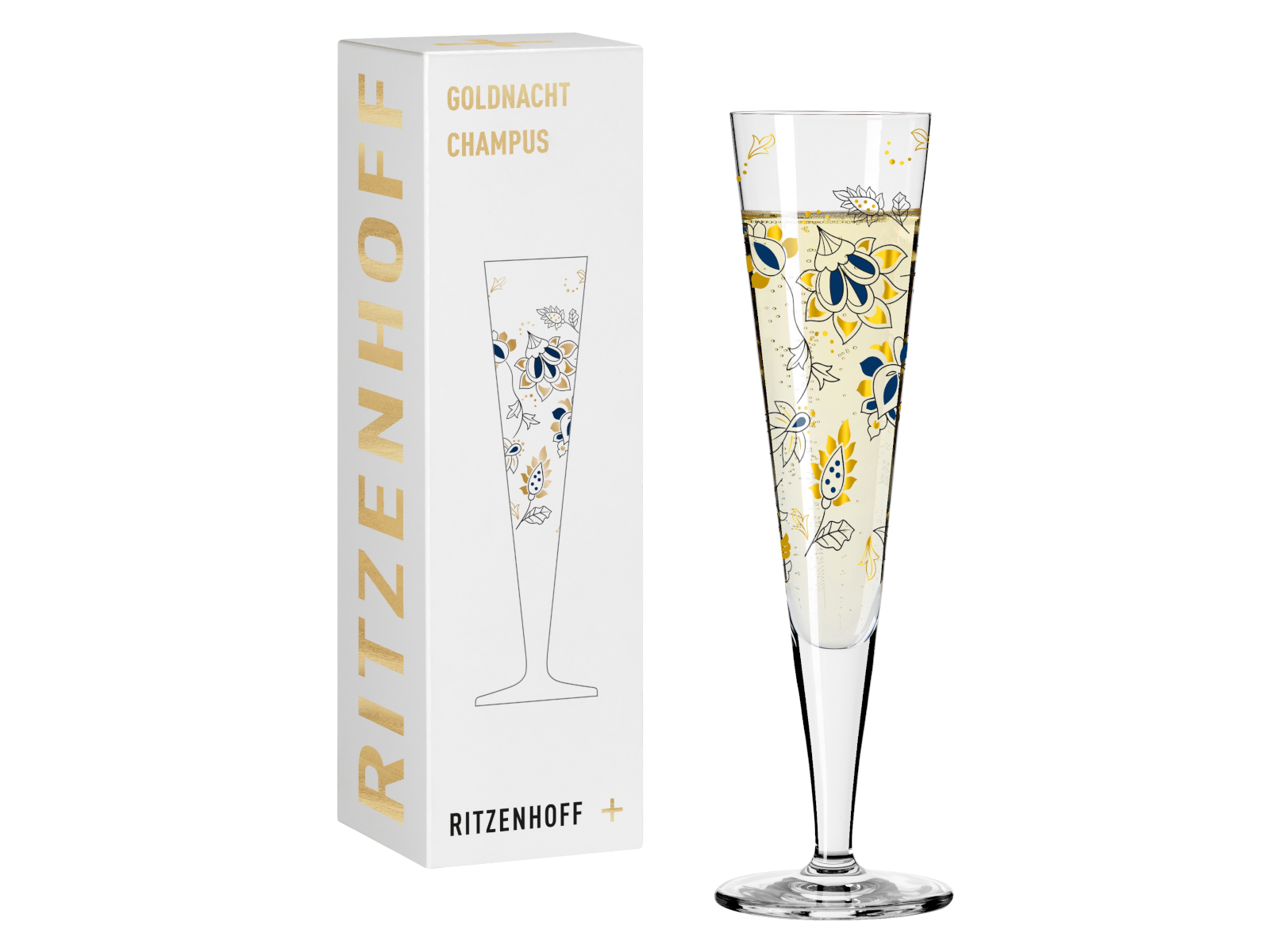 RITZENHOFF Goldnacht Champagnerglas (C. Kordes) H24 #44 - Produktbild 3
