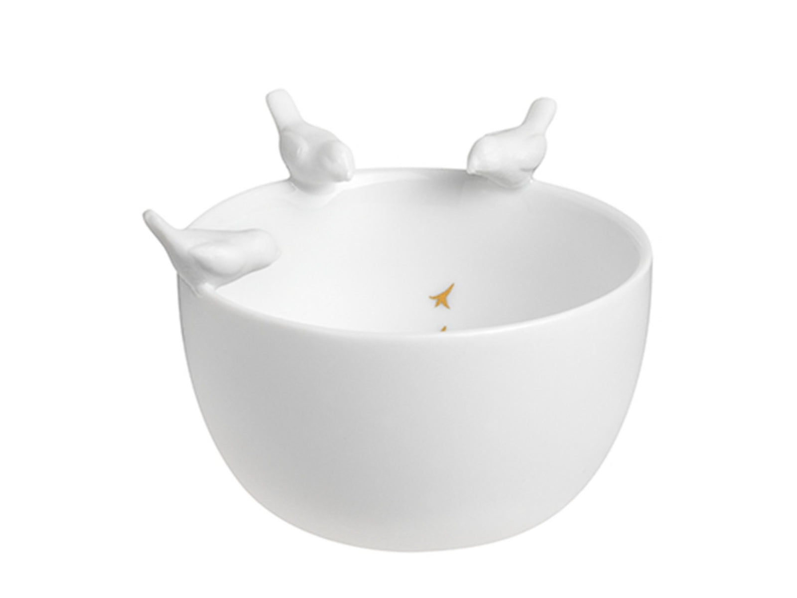 räder Porzellangeschichten Schale Vögel weiß 8cm