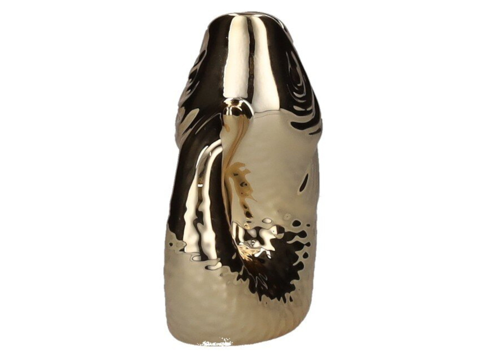Giftcompany Monsieur Carafon Vase / Karaffe Fisch XS gold 0,2l - Produktbild 2