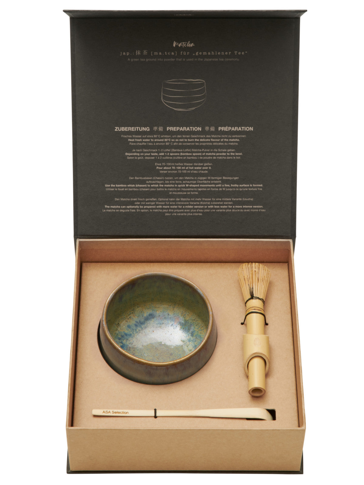 ASA moribana Matcha-Set ishi shiny 3tlg - Produktbild 2