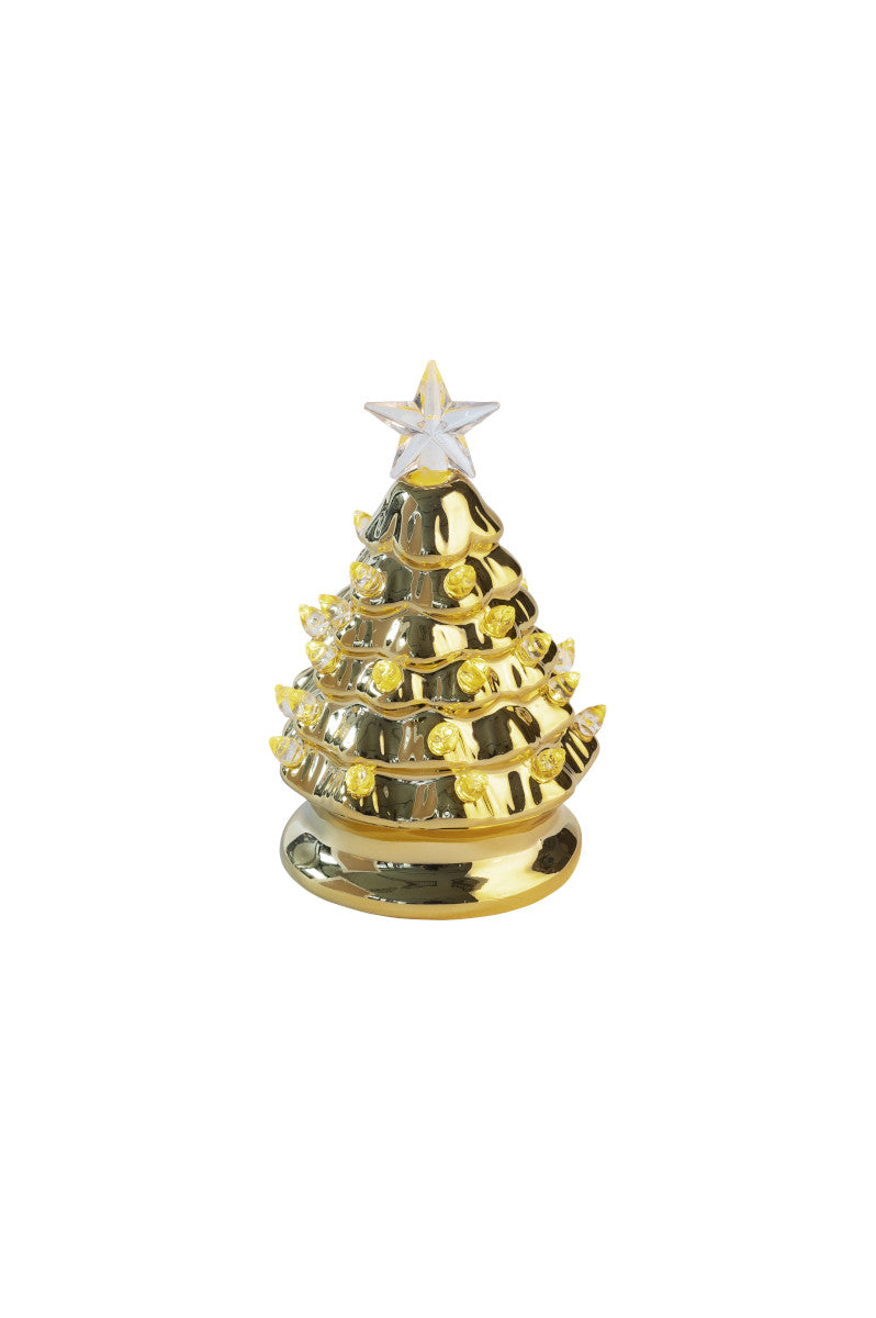 Giftcompany Luce Weihnachtsbaum mit LED gold 13,5cm - Produktbild 4
