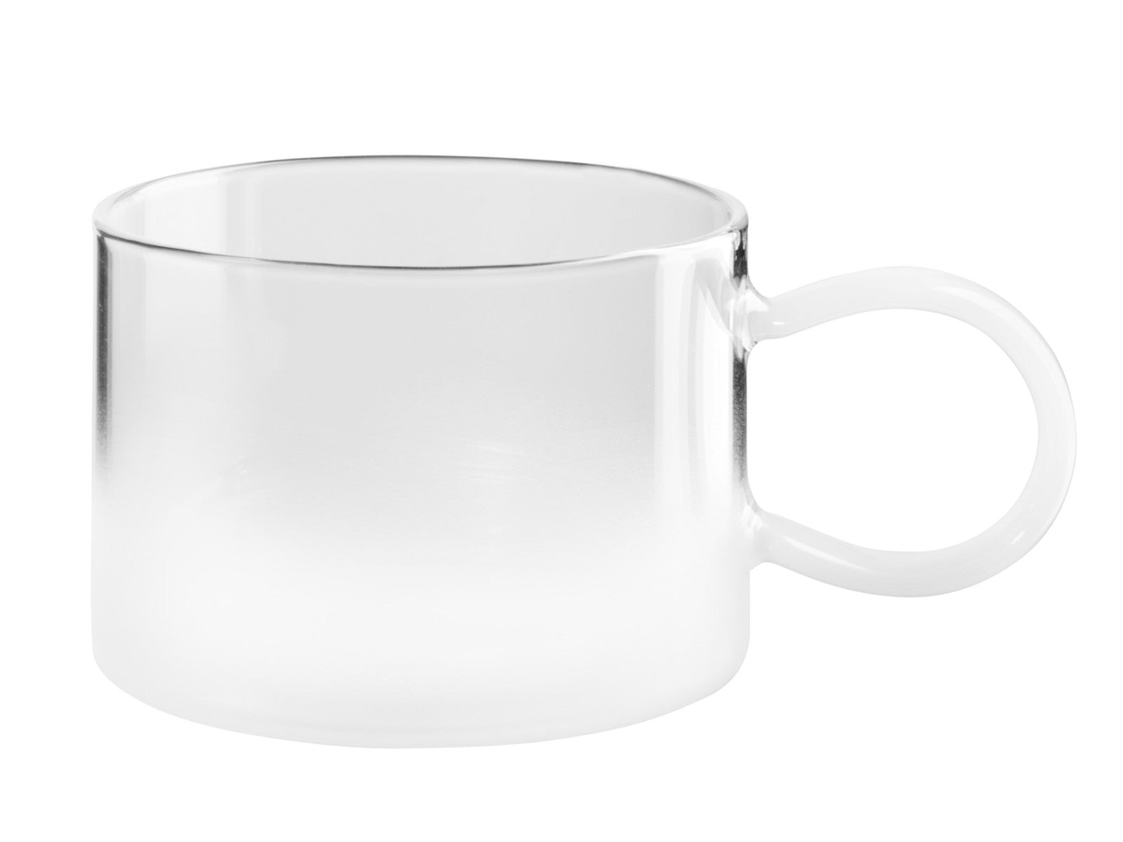 ASA opal Tasse mit weißen Henkel 0,35l