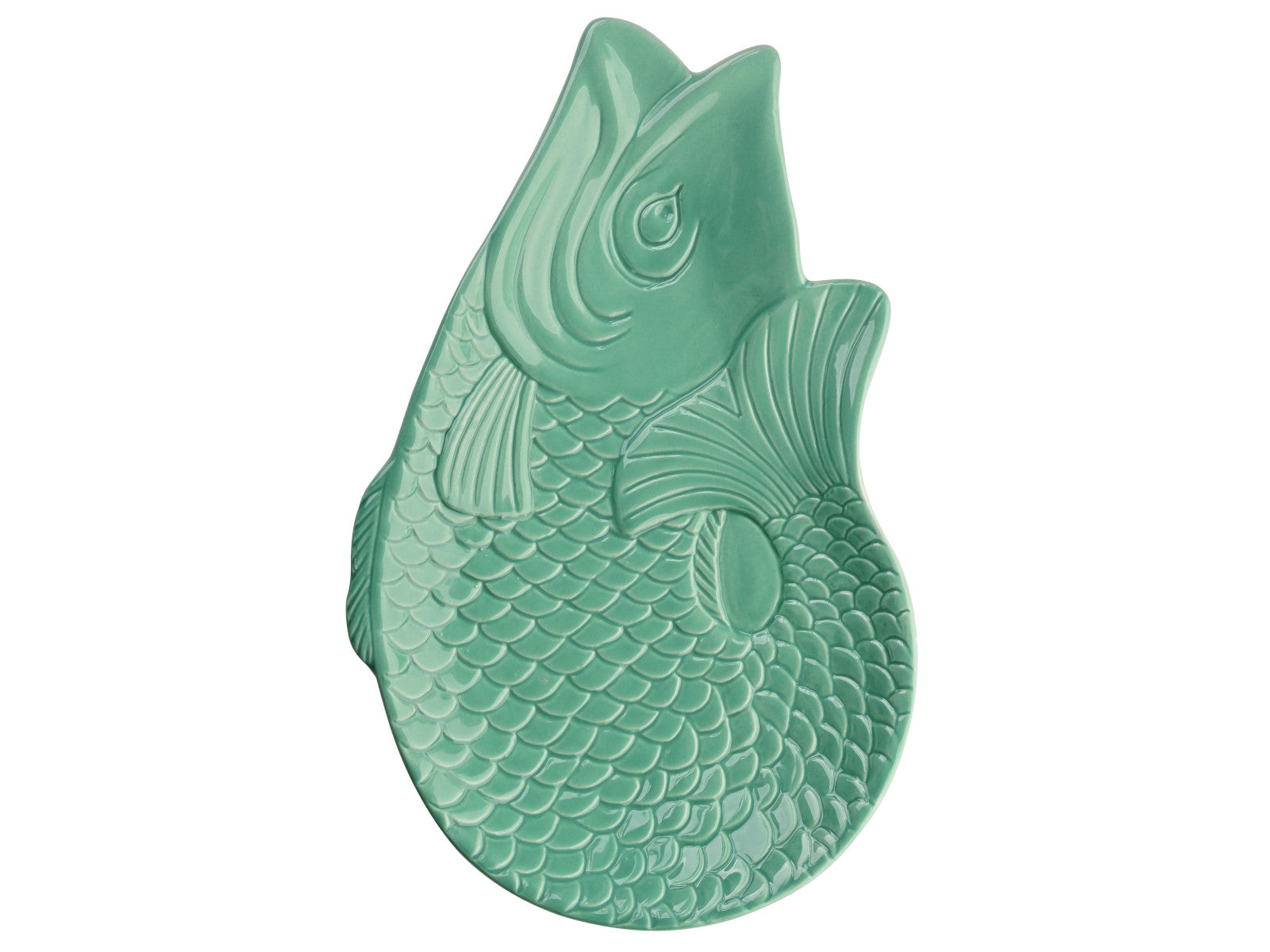 Giftcompany Monsieur Carafon Fisch Dekoteller mint cream 25,3x16cm