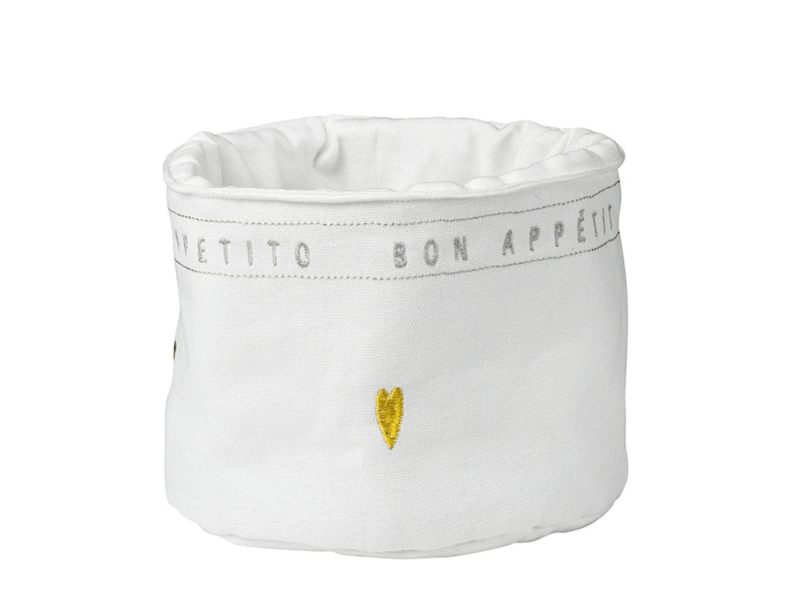 räder Brotkorb Guten Appetit klein weiß 17cm