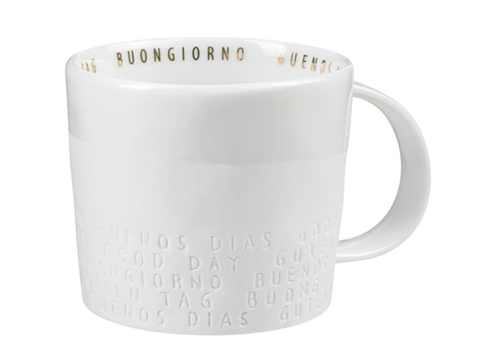 räder Porzellangeschichten Tasse Guten Tag weiß 8,5cm
