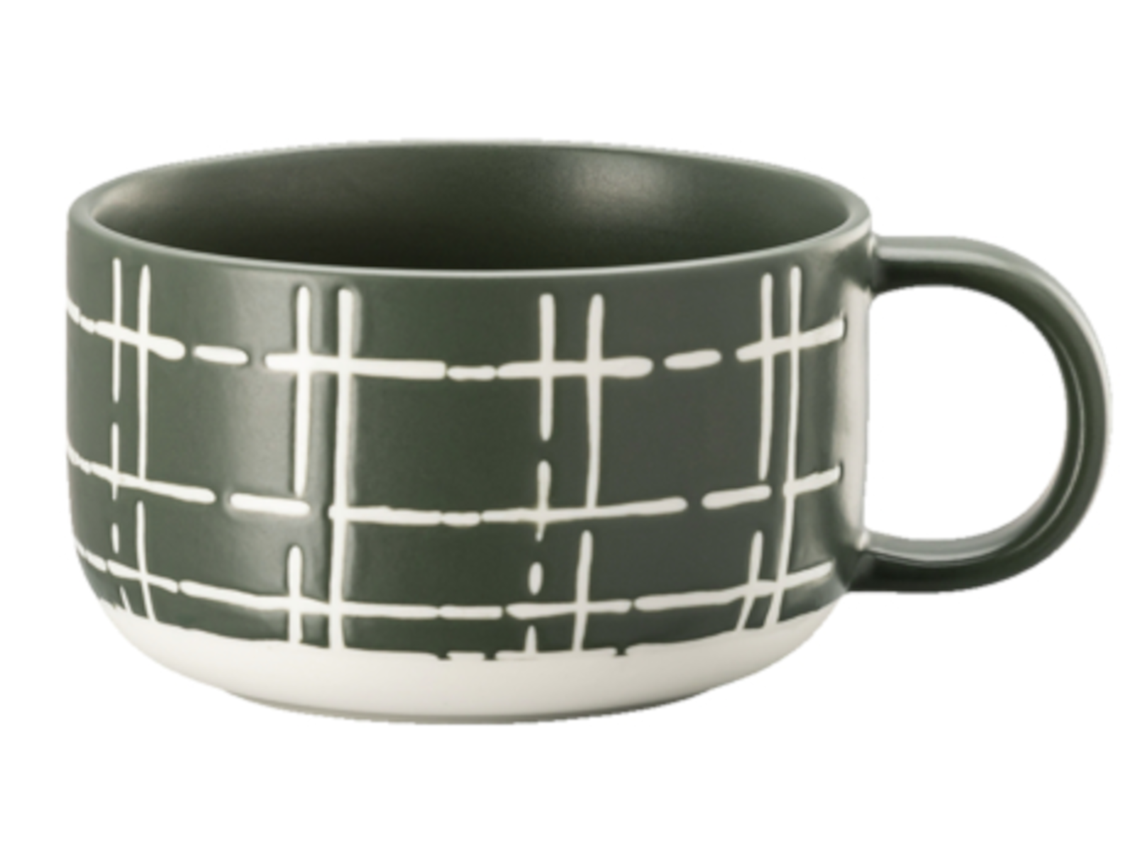 Thomas FUN Karo dark Kombi-Obertasse 0,28l