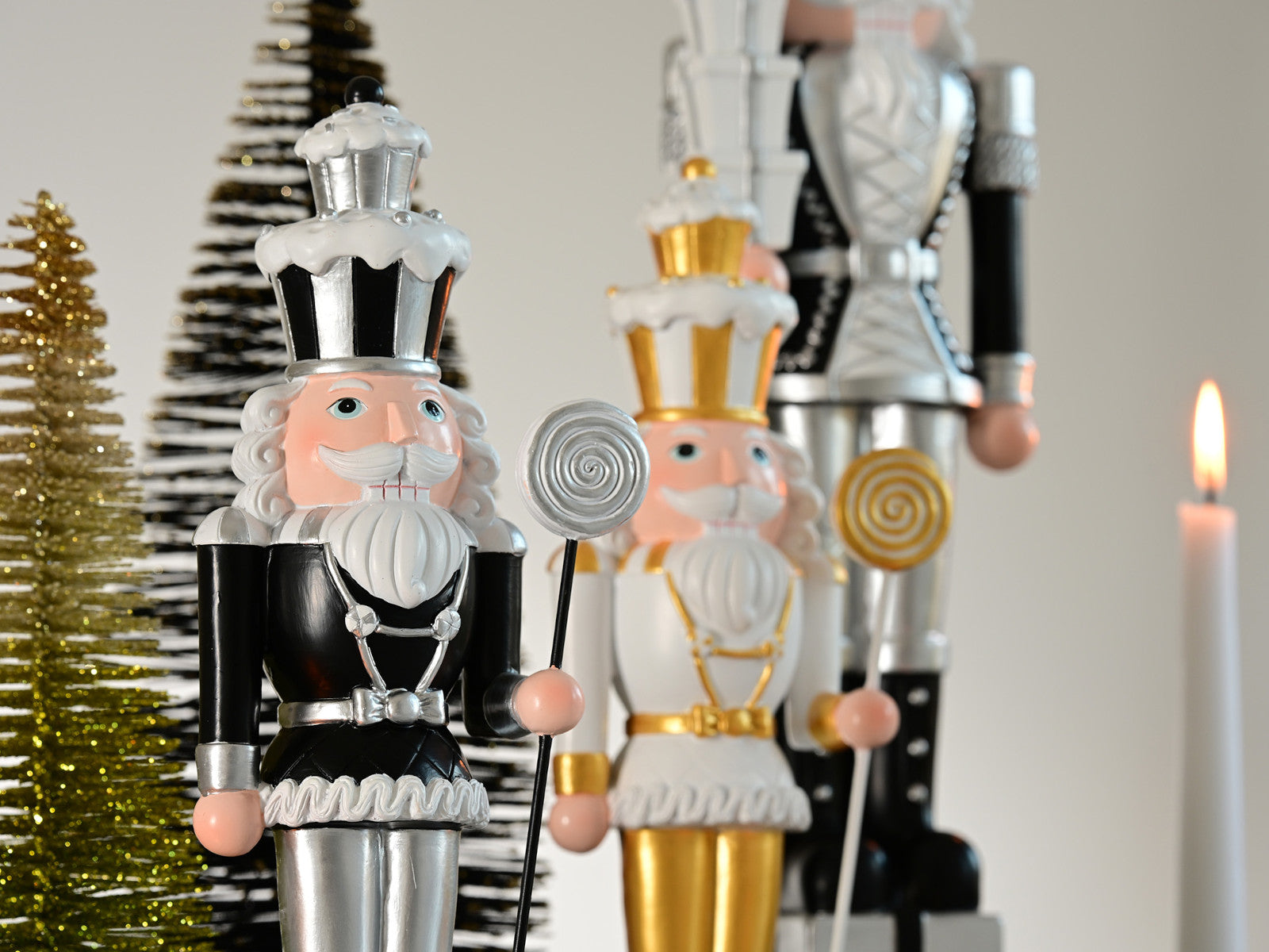 Giftcompany Noce Nussknacker schwarz/silber 125,5cm - Produktbild 3