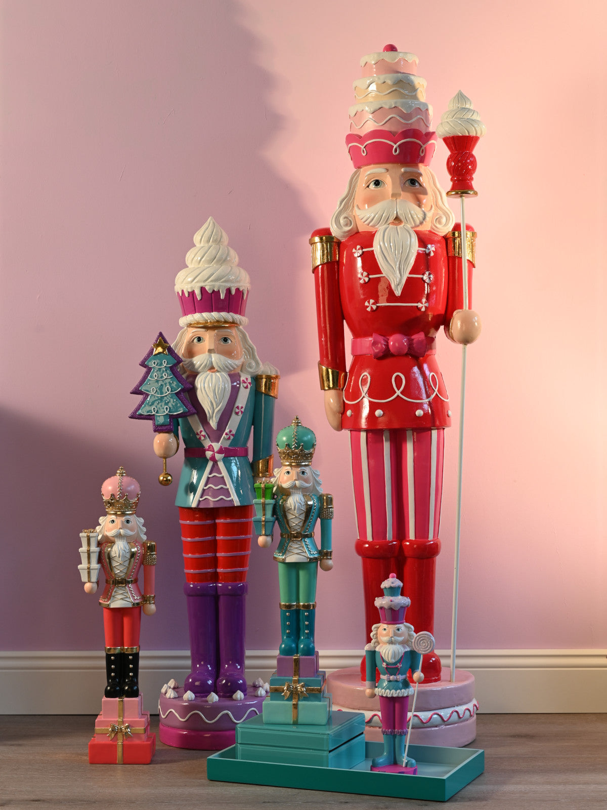 Giftcompany Noce Nussknacker hellblau/rot 33,5cm - Produktbild 5