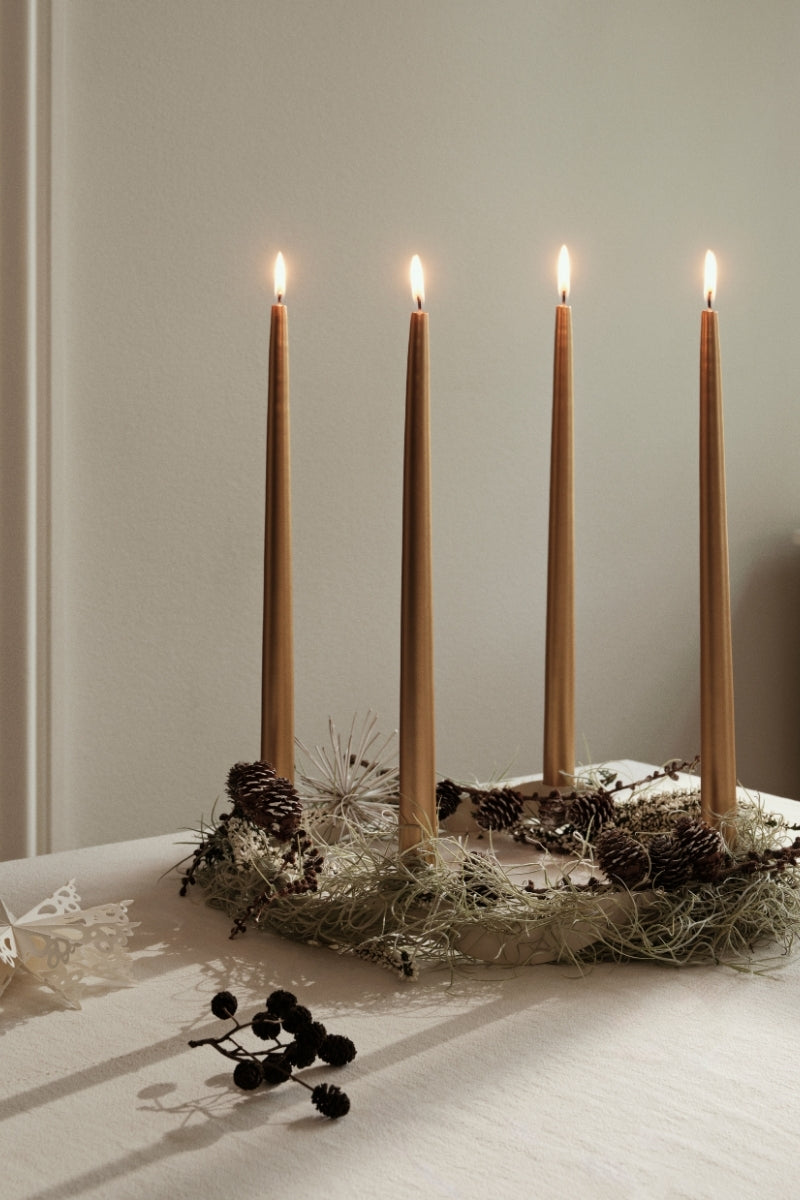 Broste Copenhagen Halo Leuchter gold 18cm - Produktbild 3