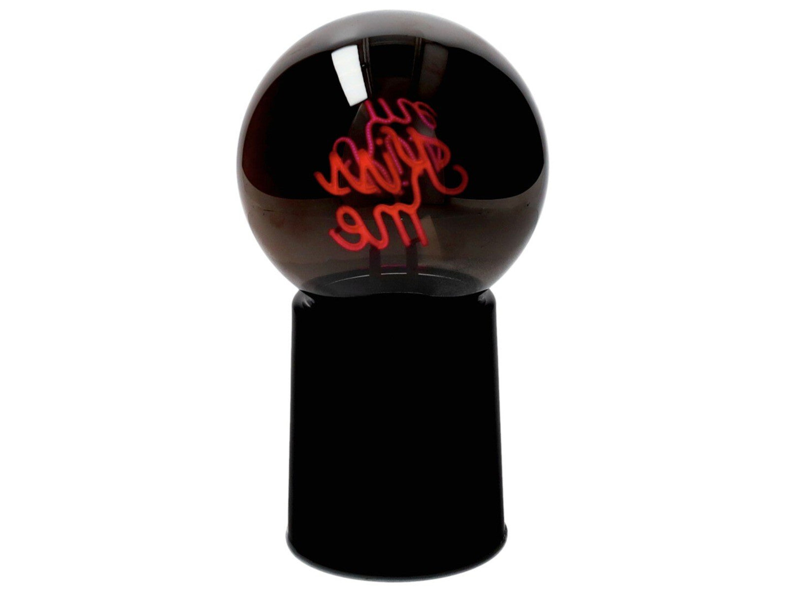 Giftcompany Glowmance LED-Leuchtkugel Neonlicht Kiss me schwarz 21cm - Produktbild 3