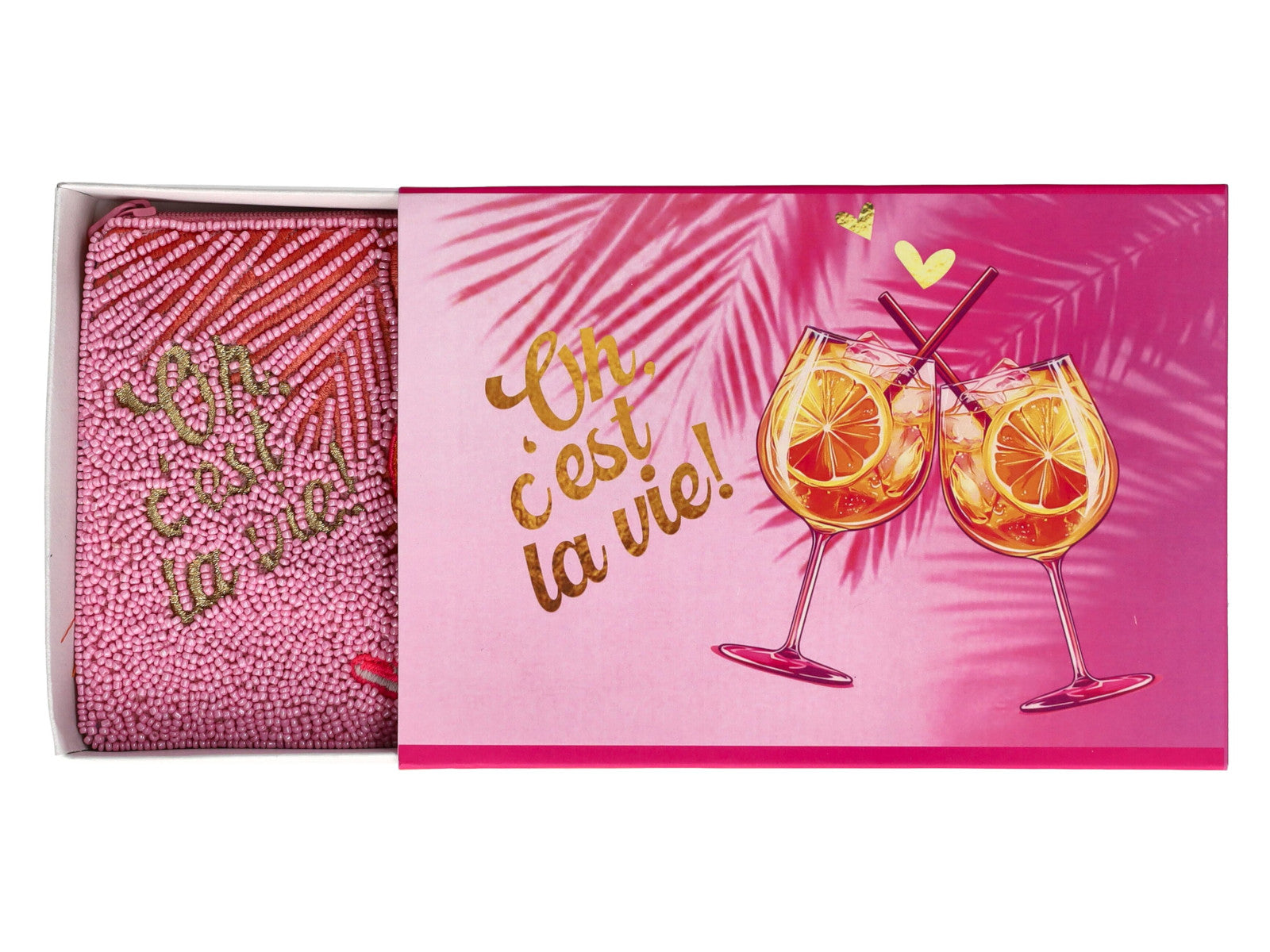 Giftcompany Elodie Kosmetiktasche M Oh c'est la vie pink 19cm - Produktbild 3