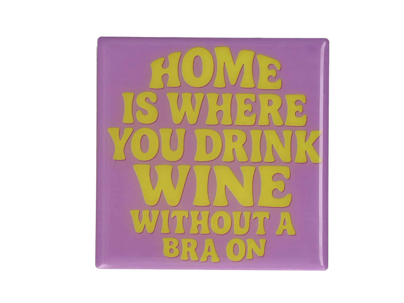 Giftcompany Love Tiles Untersetzer Home lila 11x11cm