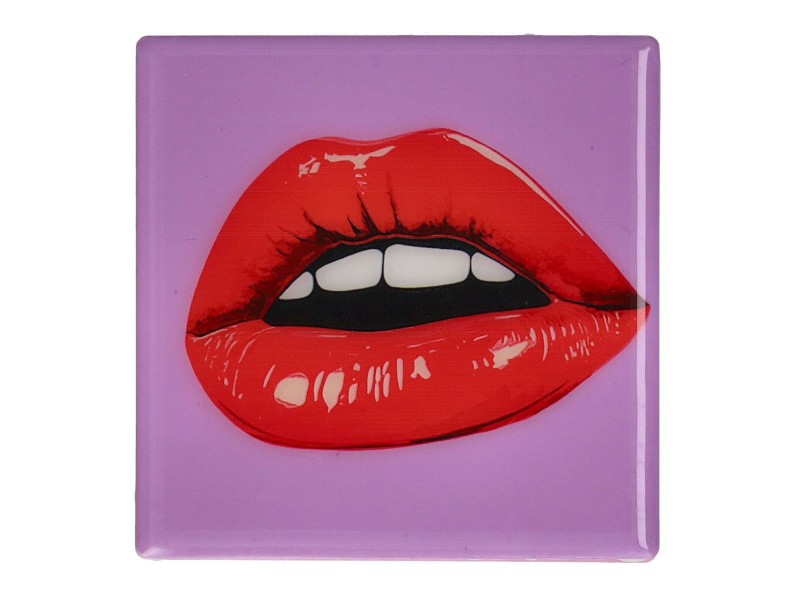 Giftcompany Love Tiles Untersetzer Lippen lila 11x11cm