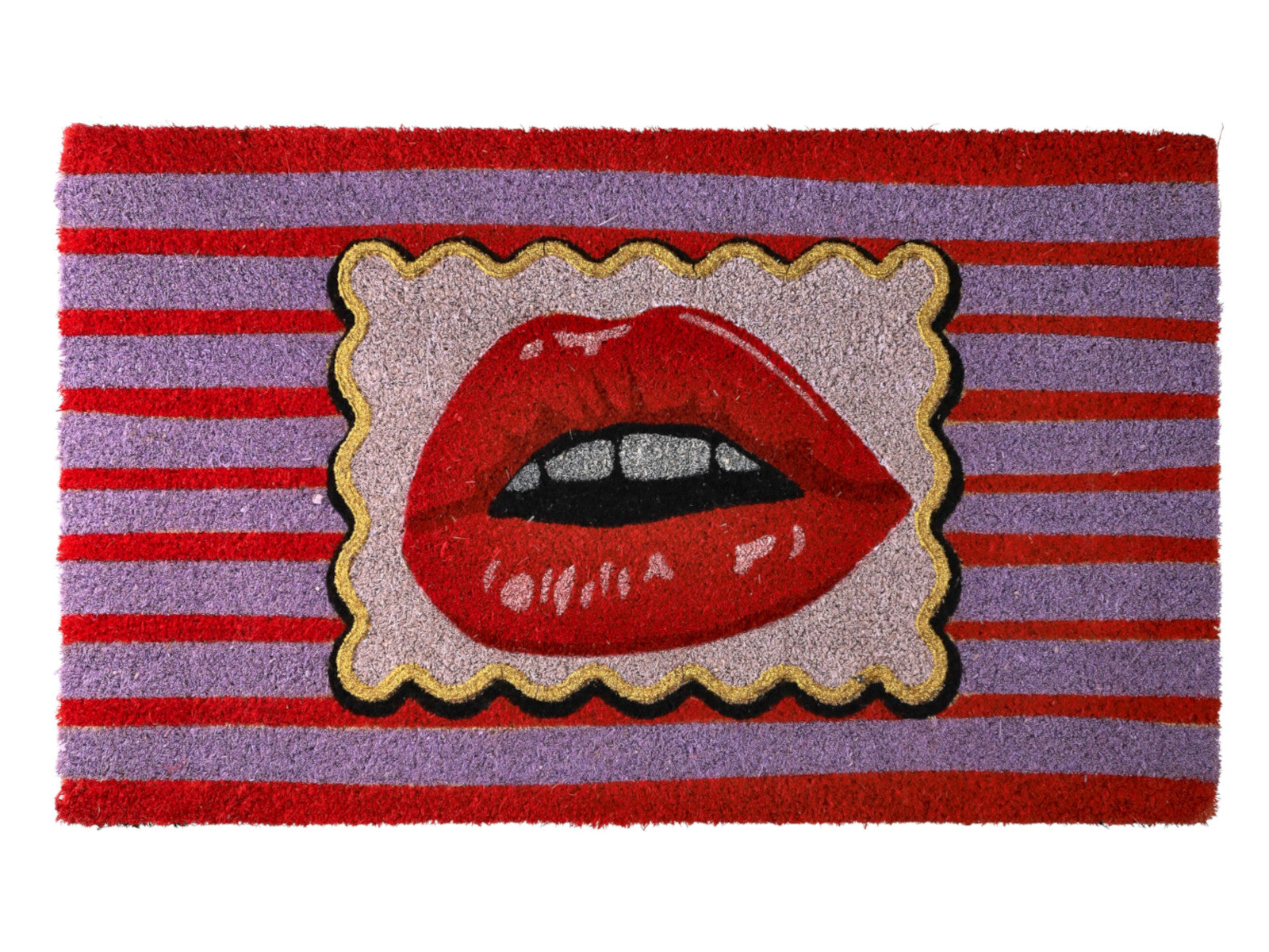 Giftcompany Fußmatte Lippen lila 45x75cm