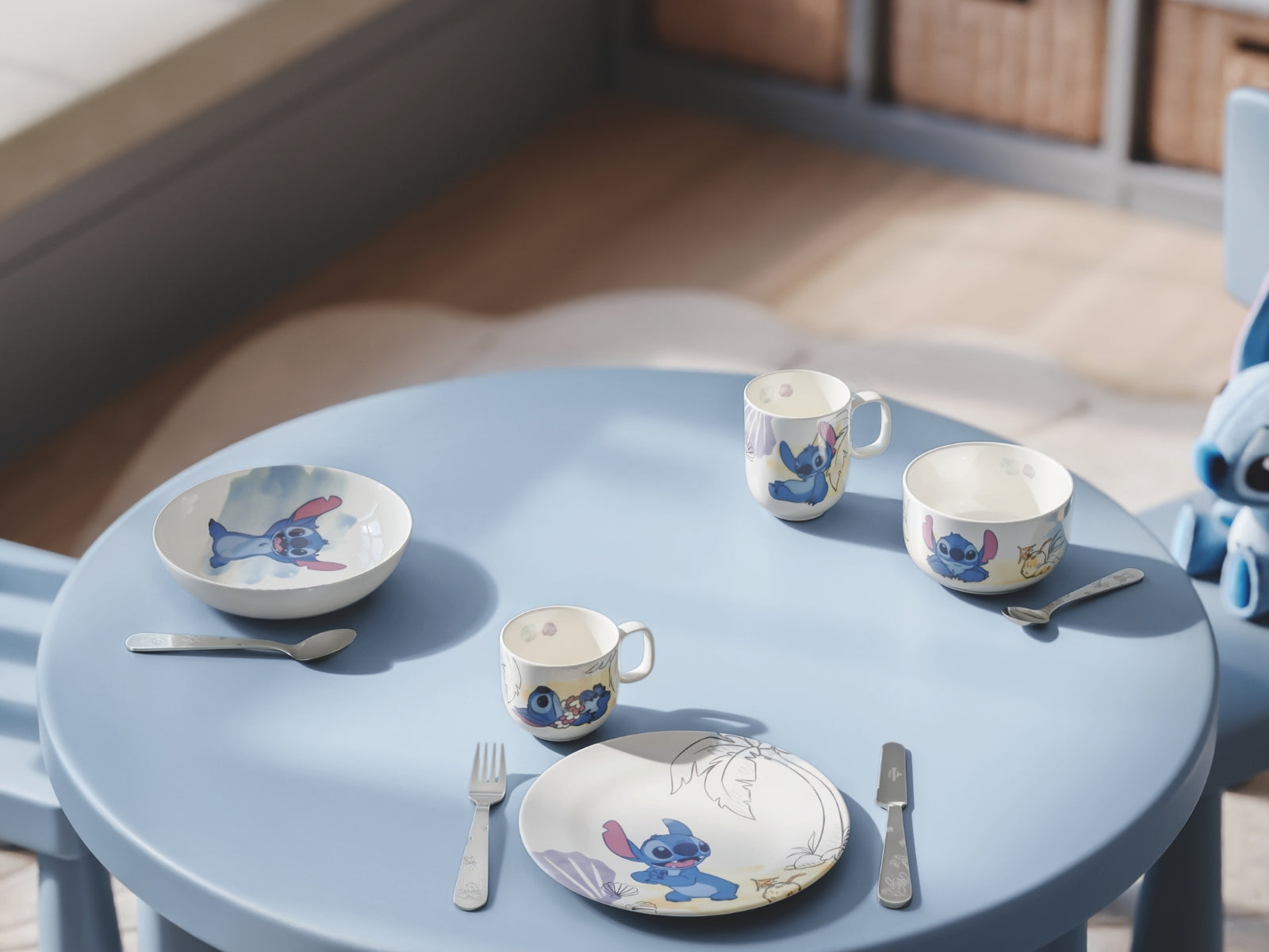 Villeroy & Boch Disney Stitch Kinderbecher mit Henkel groß weiß 0,28l - Produktbild 5