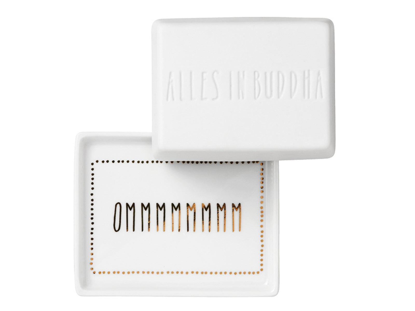 räder Butterdose klein Alles in Buddha weiß 11,5cm