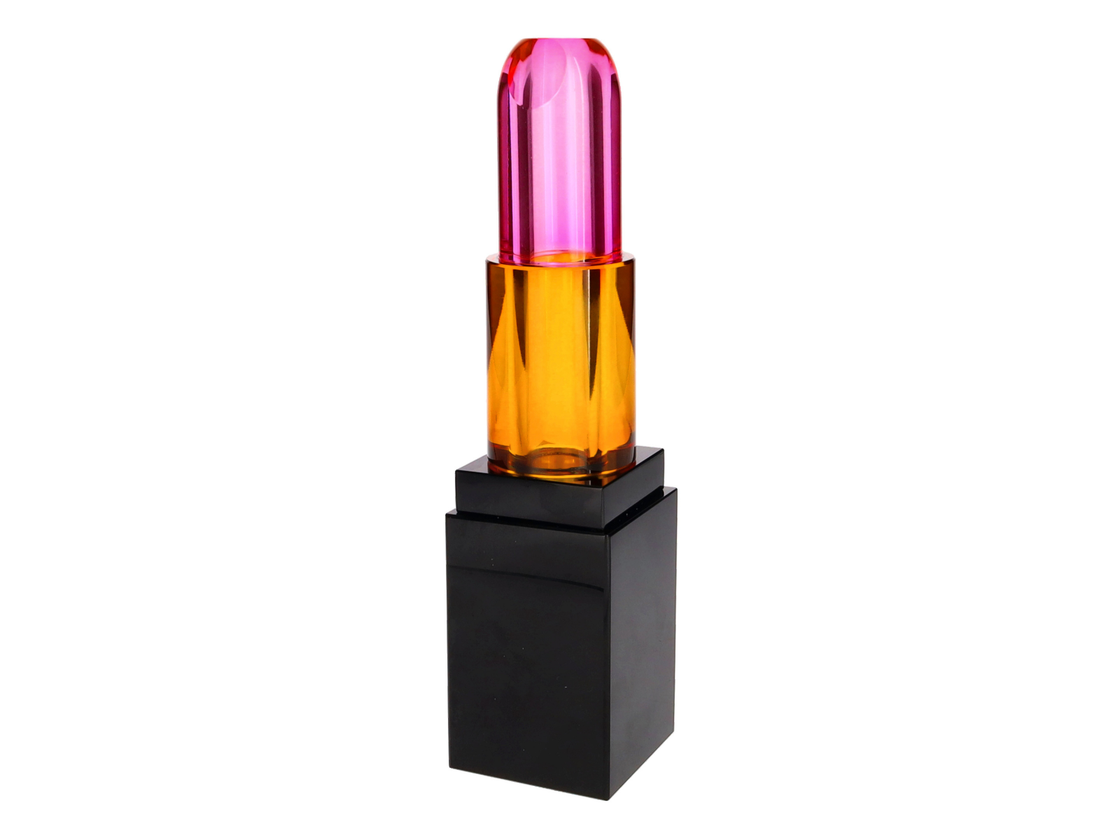 Giftcompany Dioptrics Liplux Vase schwarz/rosa 24cm