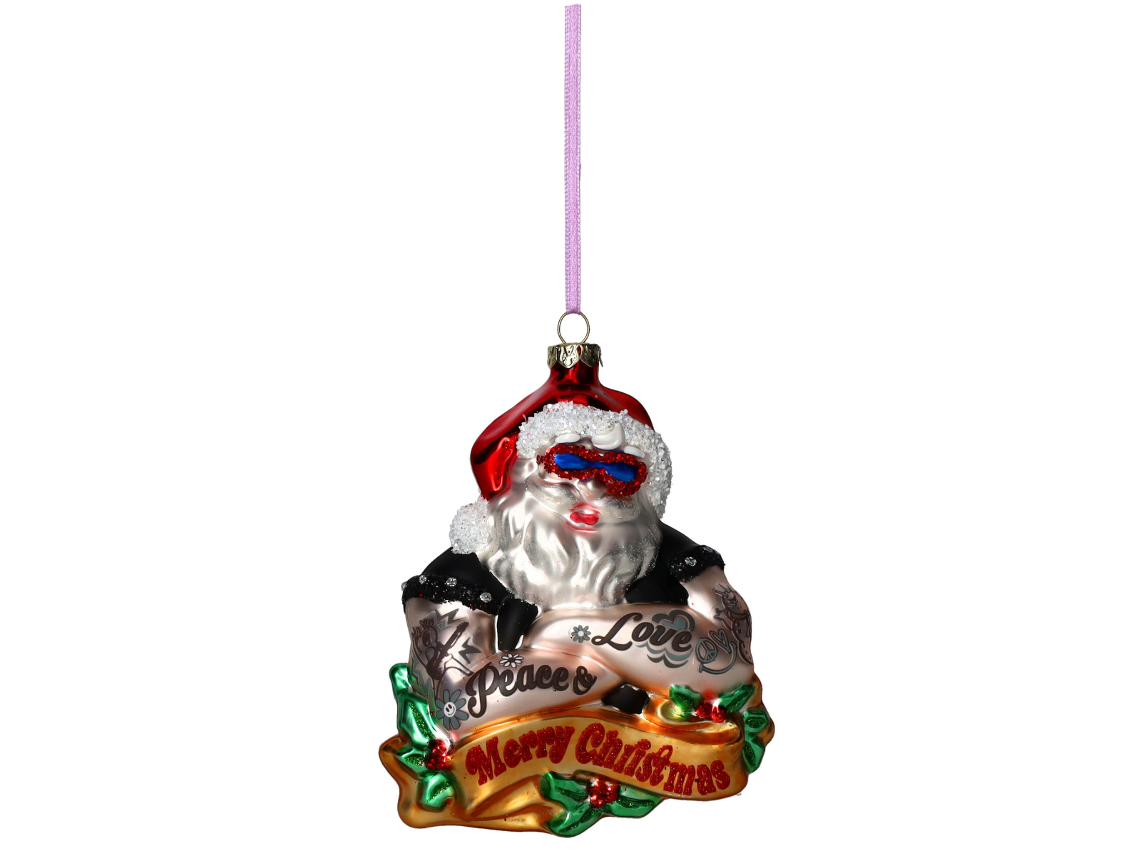 Giftcompany Hänger Santa Rocker mit Tattoos 13cm (1 Stück) - Produktbild 1