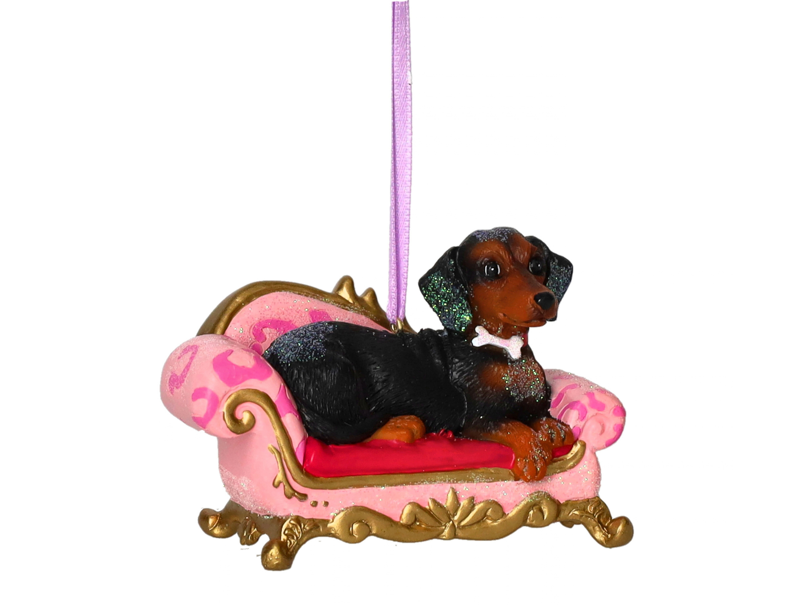 Giftcompany Hänger Dackel auf Sofa braun 6cm (1 Stück) - Produktbild 1