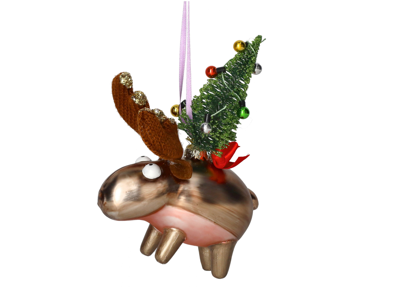 Giftcompany Hänger Elch mit Tannenbaum 15cm (1 Stück) - Produktbild 1