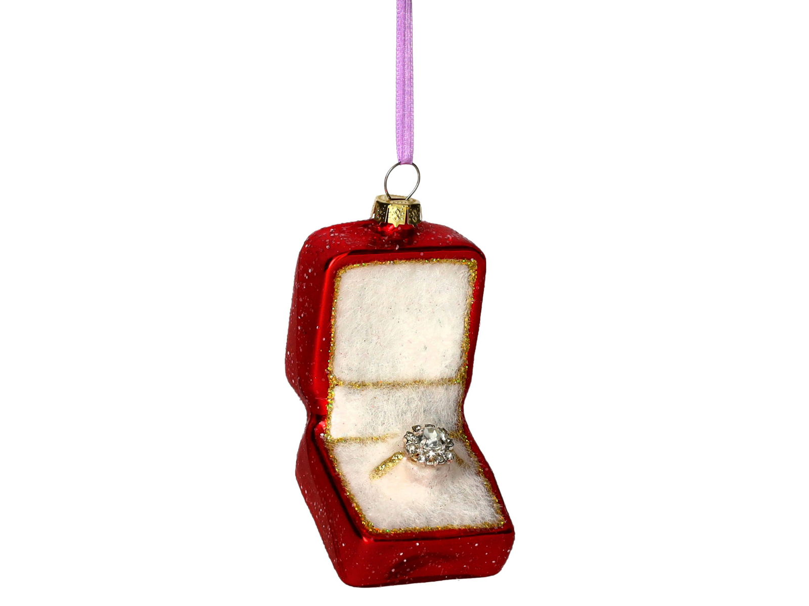 Giftcompany Hänger Diamantring in Box 8cm (1 Stück) - Produktbild 1