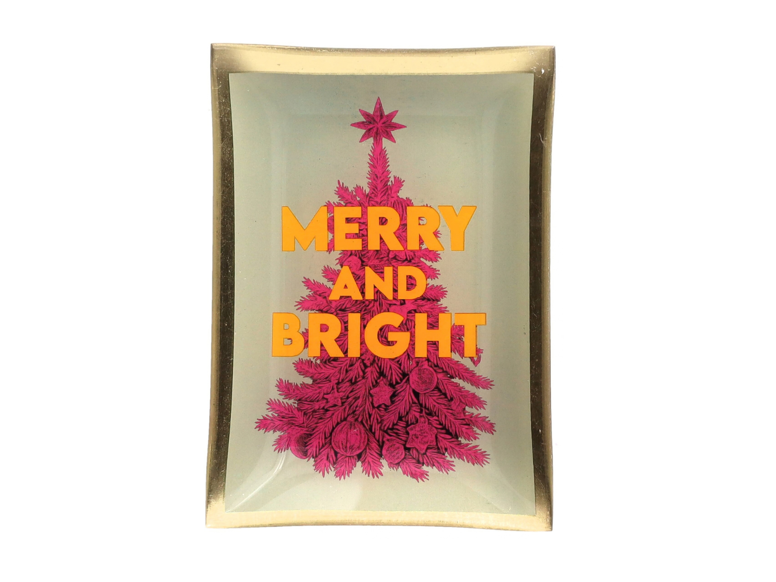 Giftcompany Love Plates Glasteller M Merry and bright 10cm - Produktbild 1